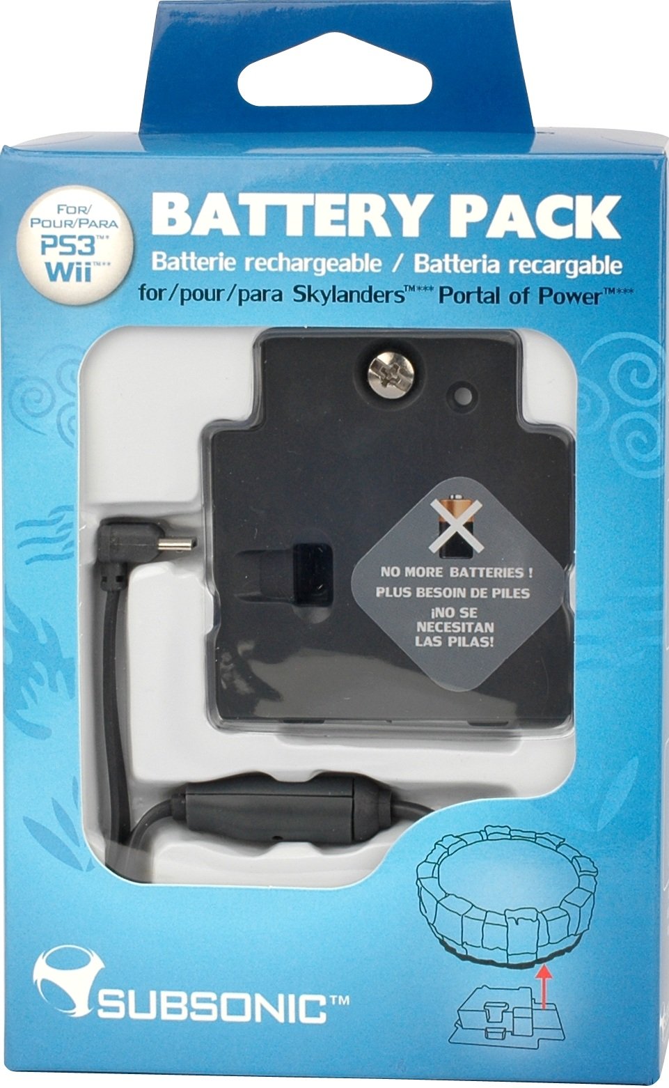 Subsonic - Batterie rechargeable du portail Skylanders