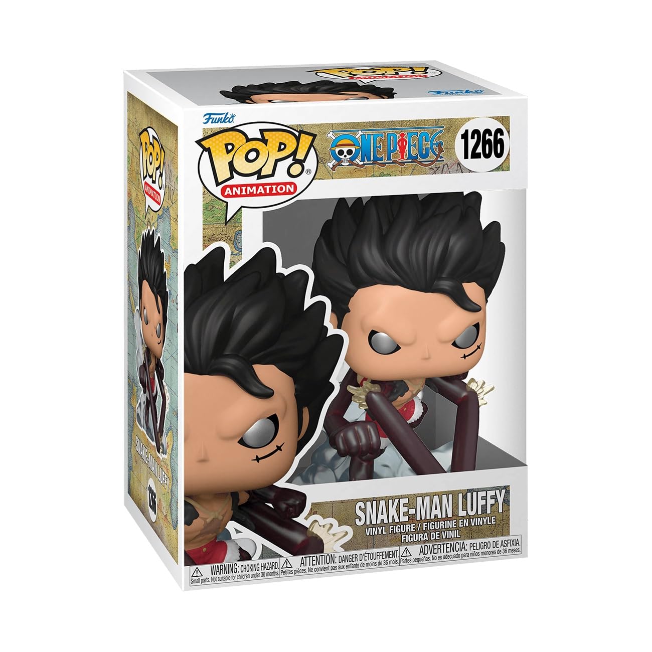 Funko Pop! Animation: One Piece - Snake-Man Monkey D. Luffy - Figura De Vinilo Coleccionable - Idea De Regalo- Mercancia Oficial - Juguetes Para NiñOs Y Adultos - Anime Fans