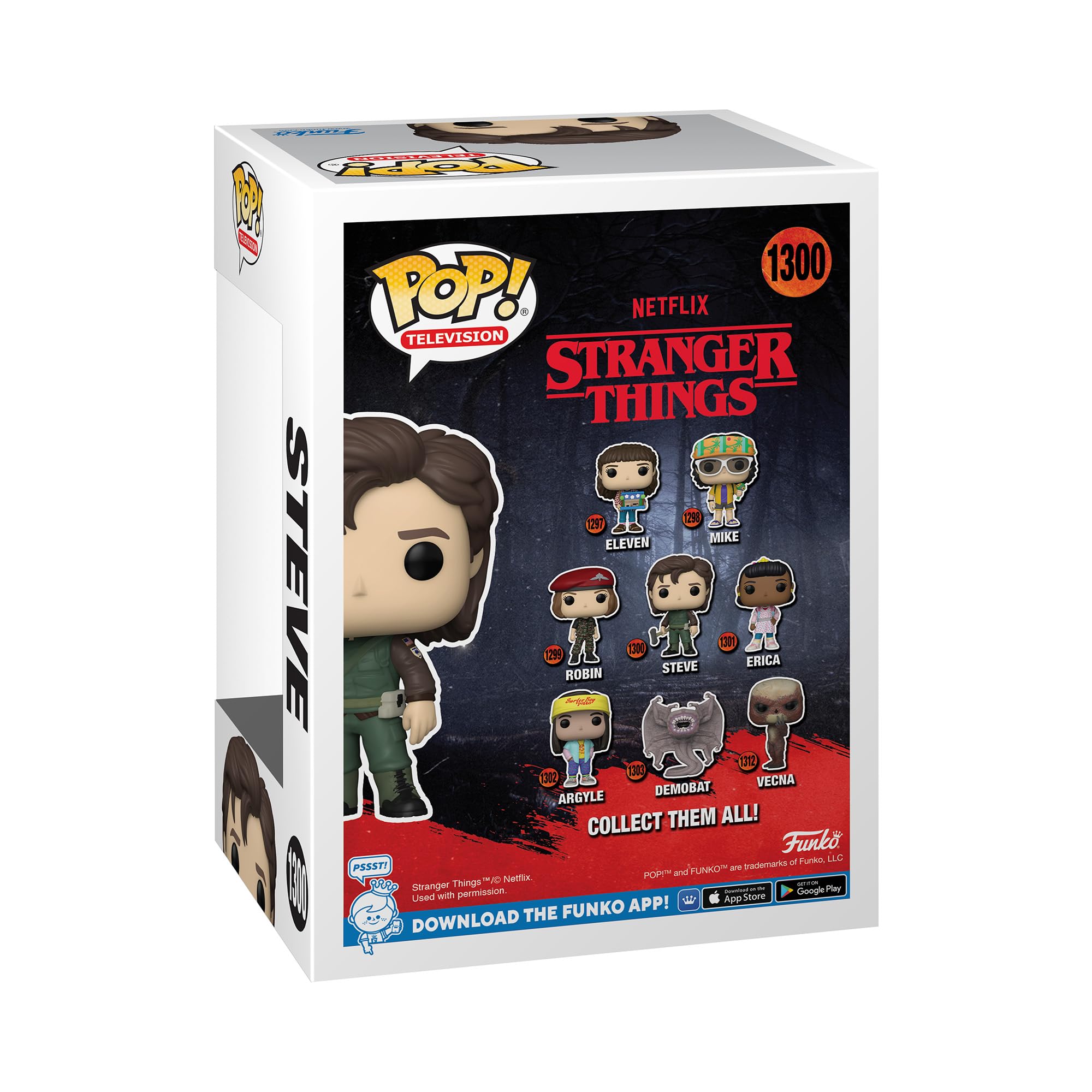 Funko Pop! Tv: Stranger Things - Steve Harrington H - Figura De Vinilo Coleccionable - Idea De Regalo- Mercancia Oficial - Juguetes Para NiñOs Y Adultos - Tv Fans - MuñEco Para Coleccionistas