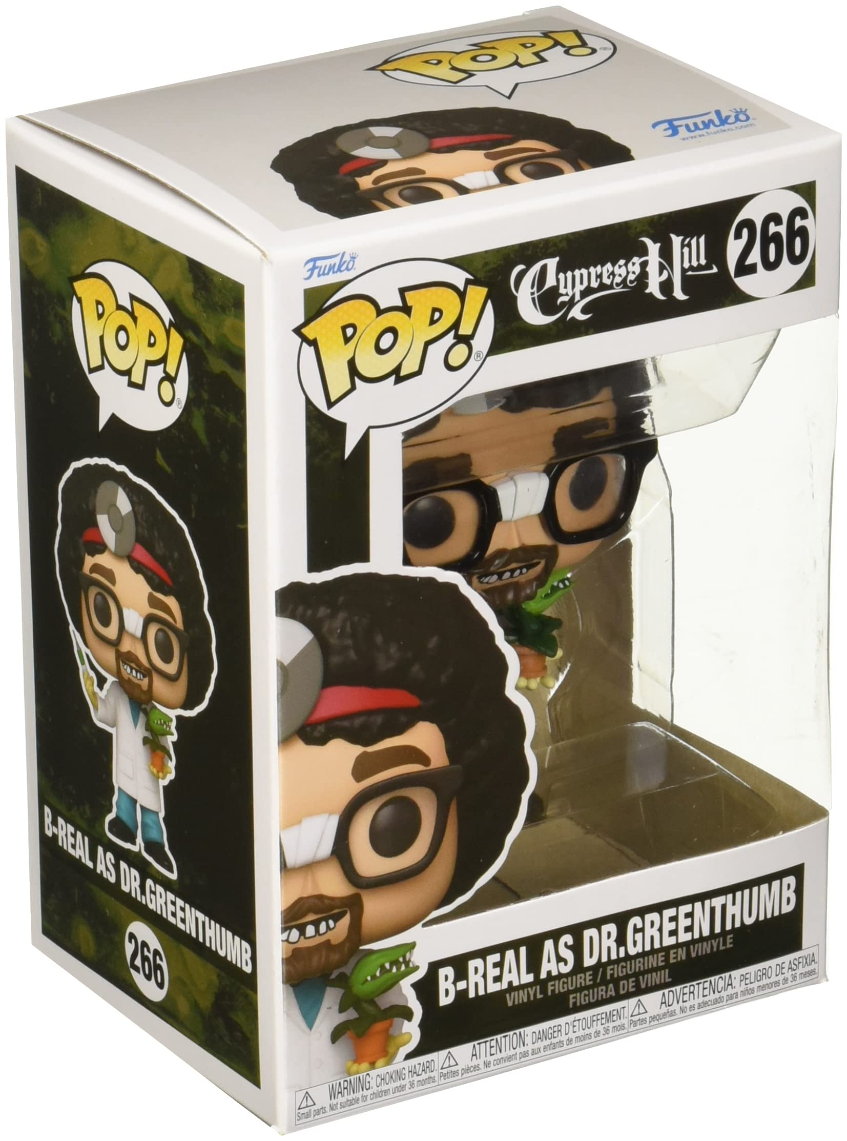 Funko Pop! Rocks: Cypress Hill - B Real - (Dr. Greenthumb) - Figura De Vinilo Coleccionable - Idea De Regalo- Mercancia Oficial - Juguetes Para NiñOs Y Adultos - Music Fans