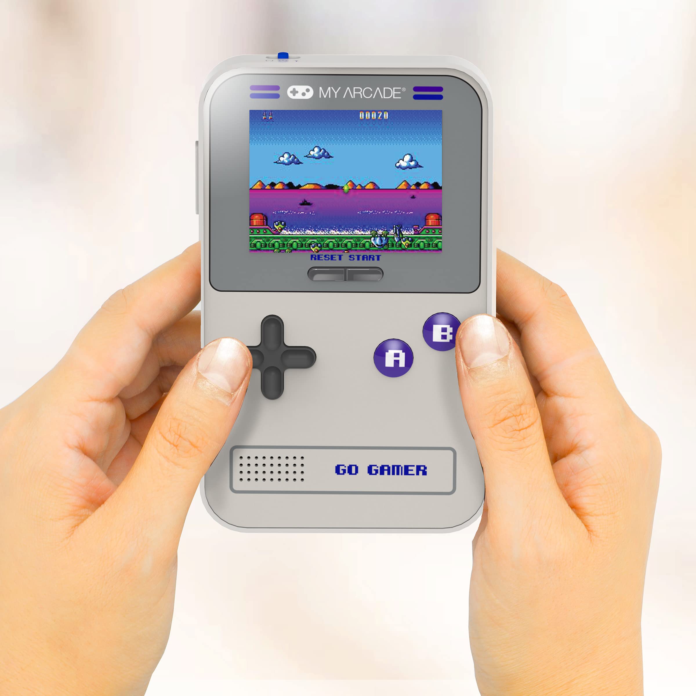 Go Gamer Classic 300 Jeu En 1 Gris Et Violet