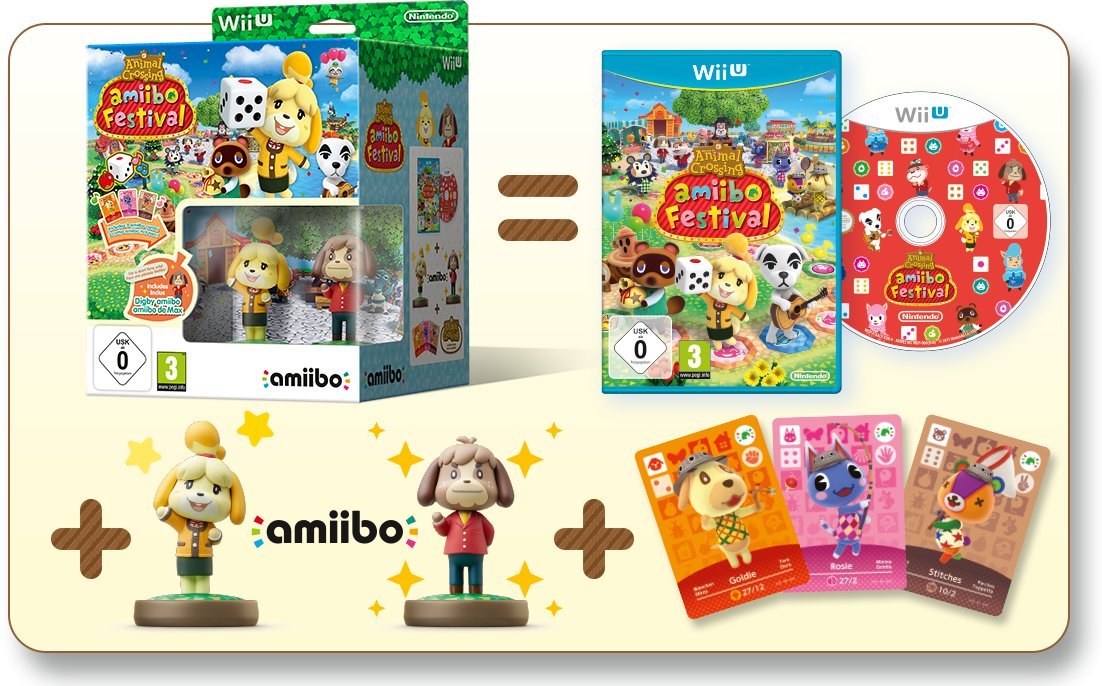 Animal Crossing: Amiibo Festival WII - U PAL ESP - Nuevo