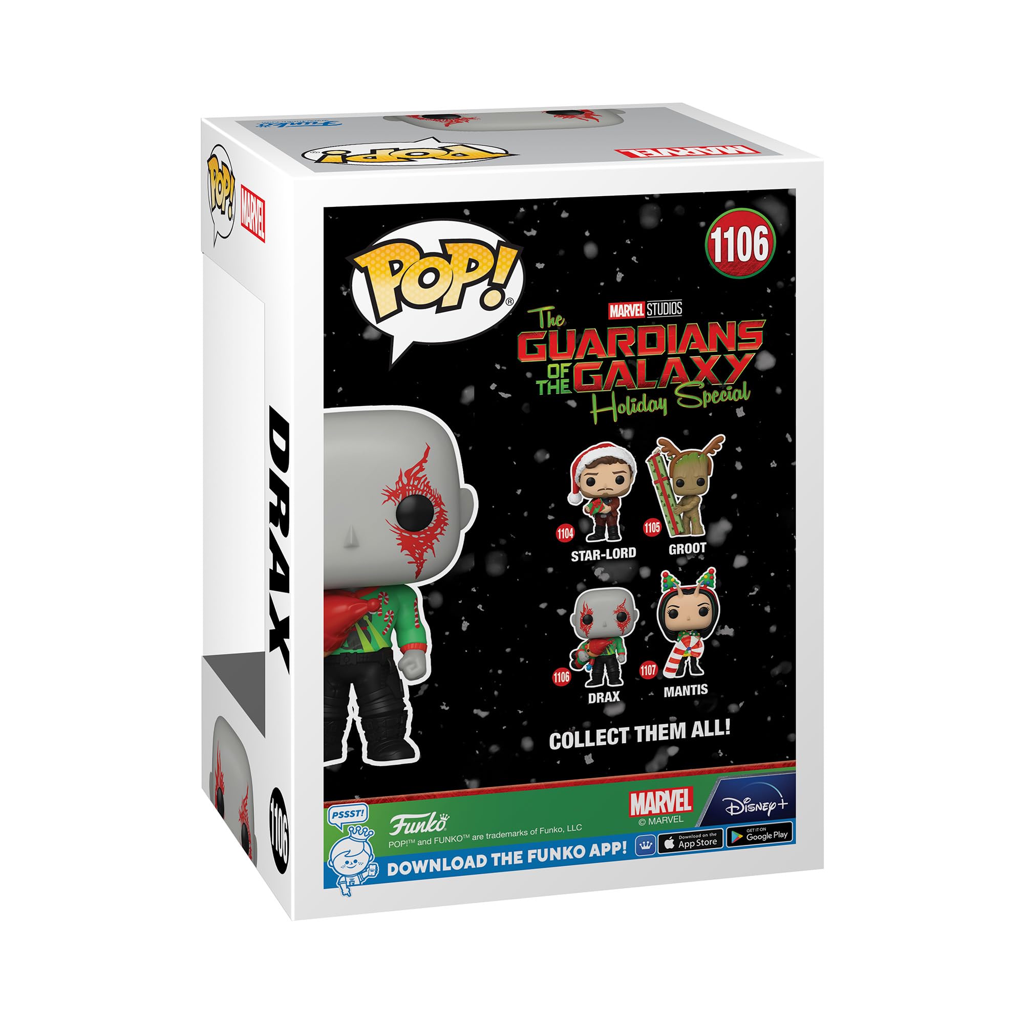 Funko Pop! Marvel: Guardians Of The Galaxy Holiday Special - Drax - Figura De Vinilo Coleccionable - Idea De Regalo- Mercancia Oficial - Juguetes Para NiñOs Y Adultos - Movies Fans