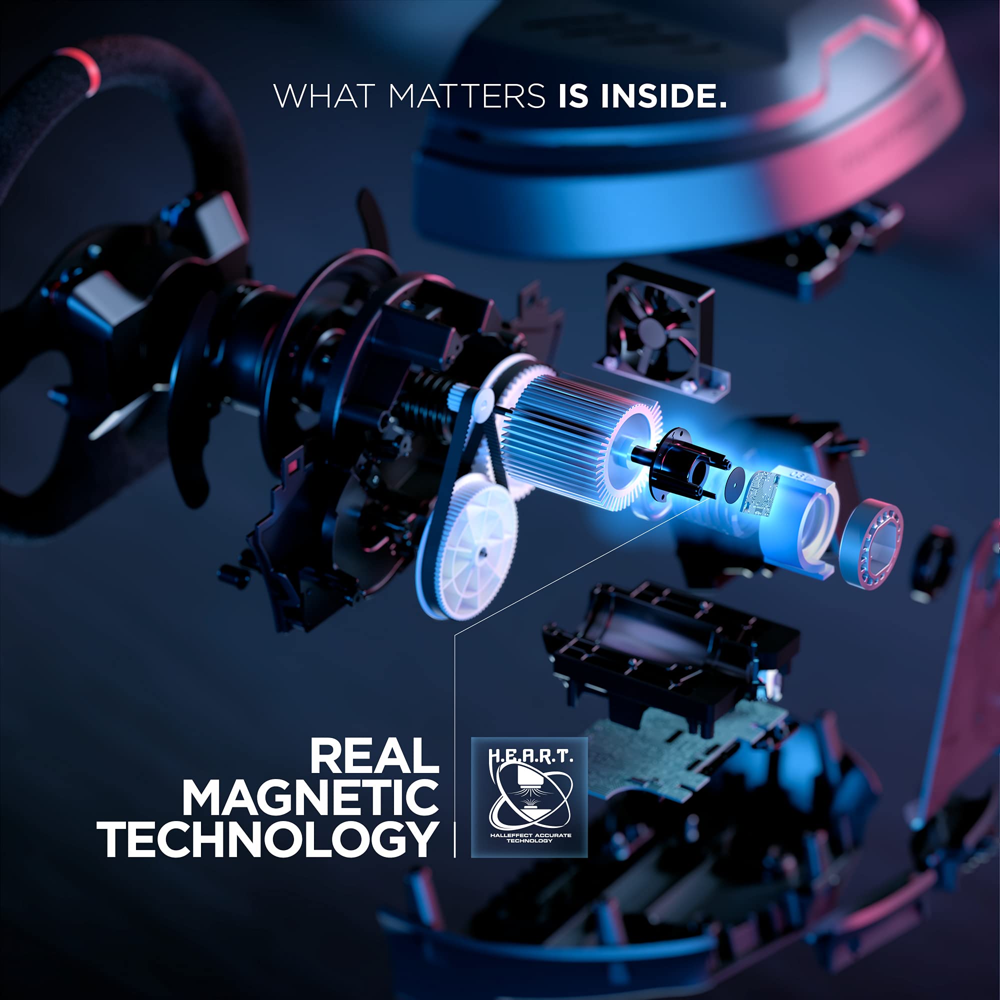 Thrustmaster T300 Ferrari Integral, Volante Para PS4 - /PS3/PC, Tamaño Único, Negro