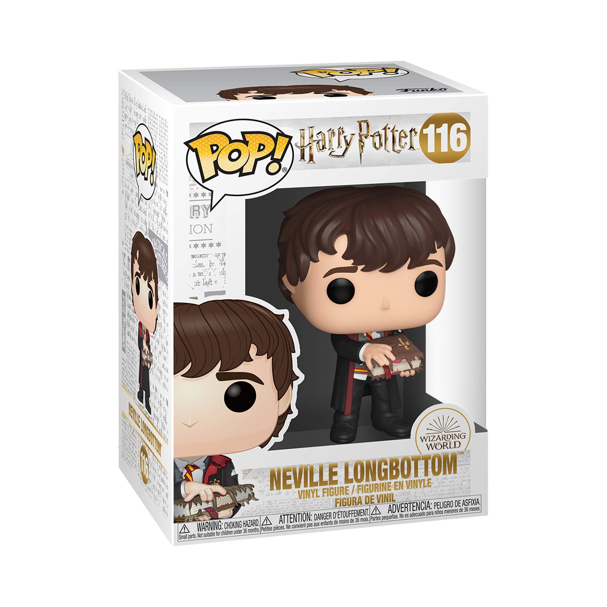 Funko Pop! Harry Lily Potter-Neville With Monster Book - Harry Potter - Figura De Vinilo Coleccionable - Idea De Regalo- Mercancia Oficial - Juguetes Para NiñOs Y Adultos - Movies Fans