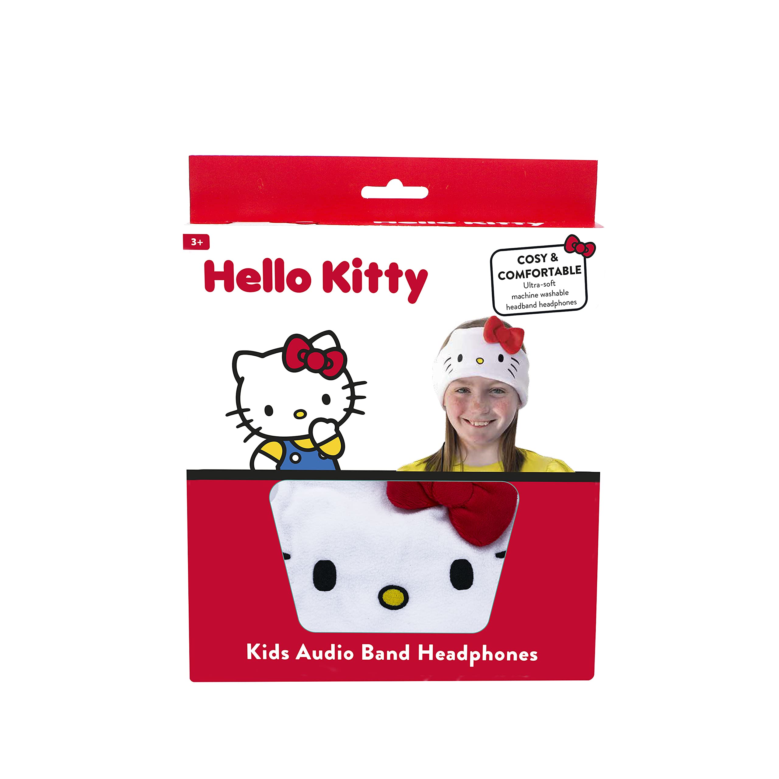 Otl Technologies Auriculares Para NiñOs Hello Kitty Diadema Blanco Para Mayores De 3 AñOs