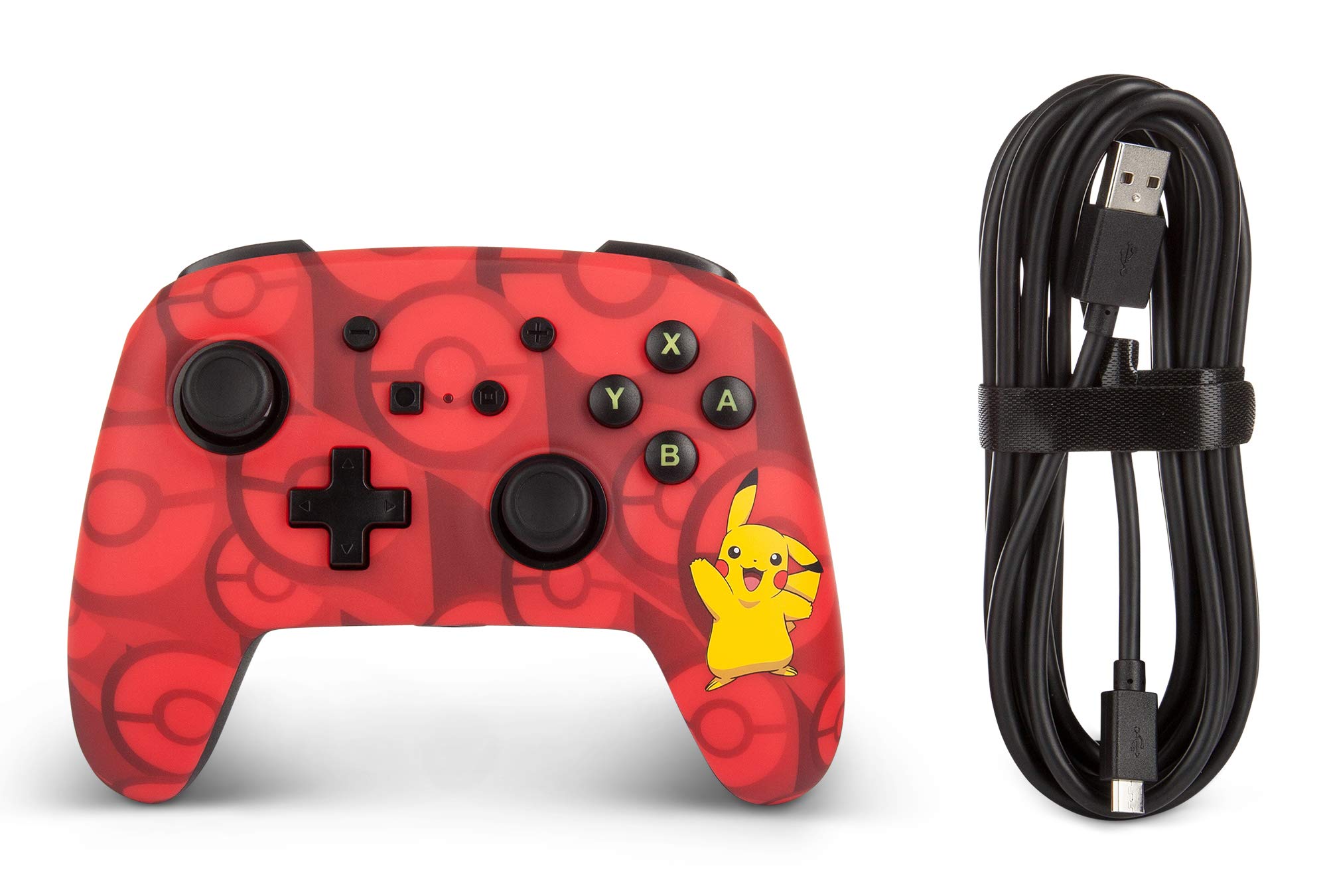 Manette filaire améliorée PowerA pour Nintendo Switch - Conception Pokémon Pikachu