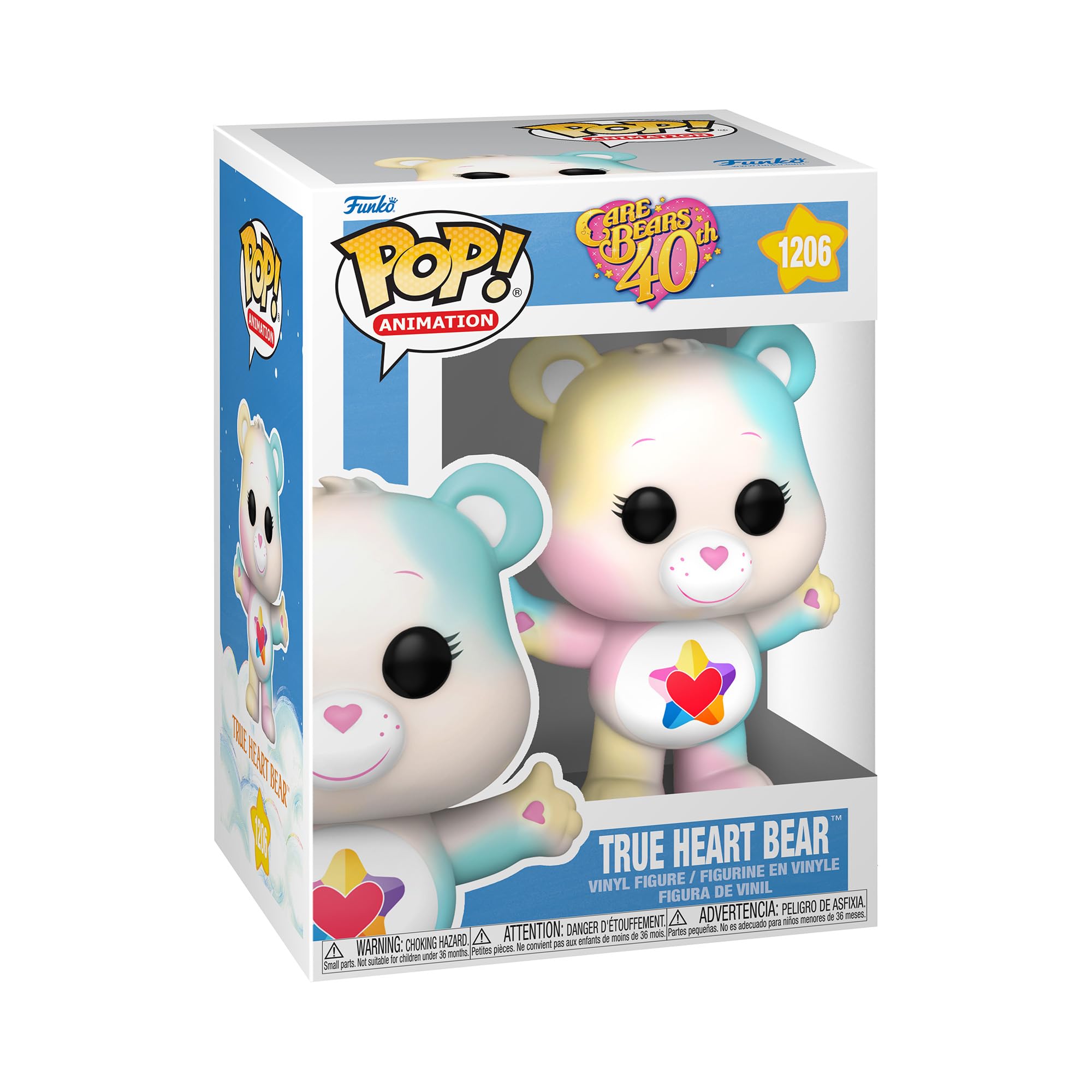 Funko Pop! Animation: Cb40- True Heart Bear - TranslúCido Ch - Care Bears - Figura De Vinilo Coleccionable - Idea De Regalo- Mercancia Oficial - Juguetes Para NiñOs Y Adultos - Tv Fans