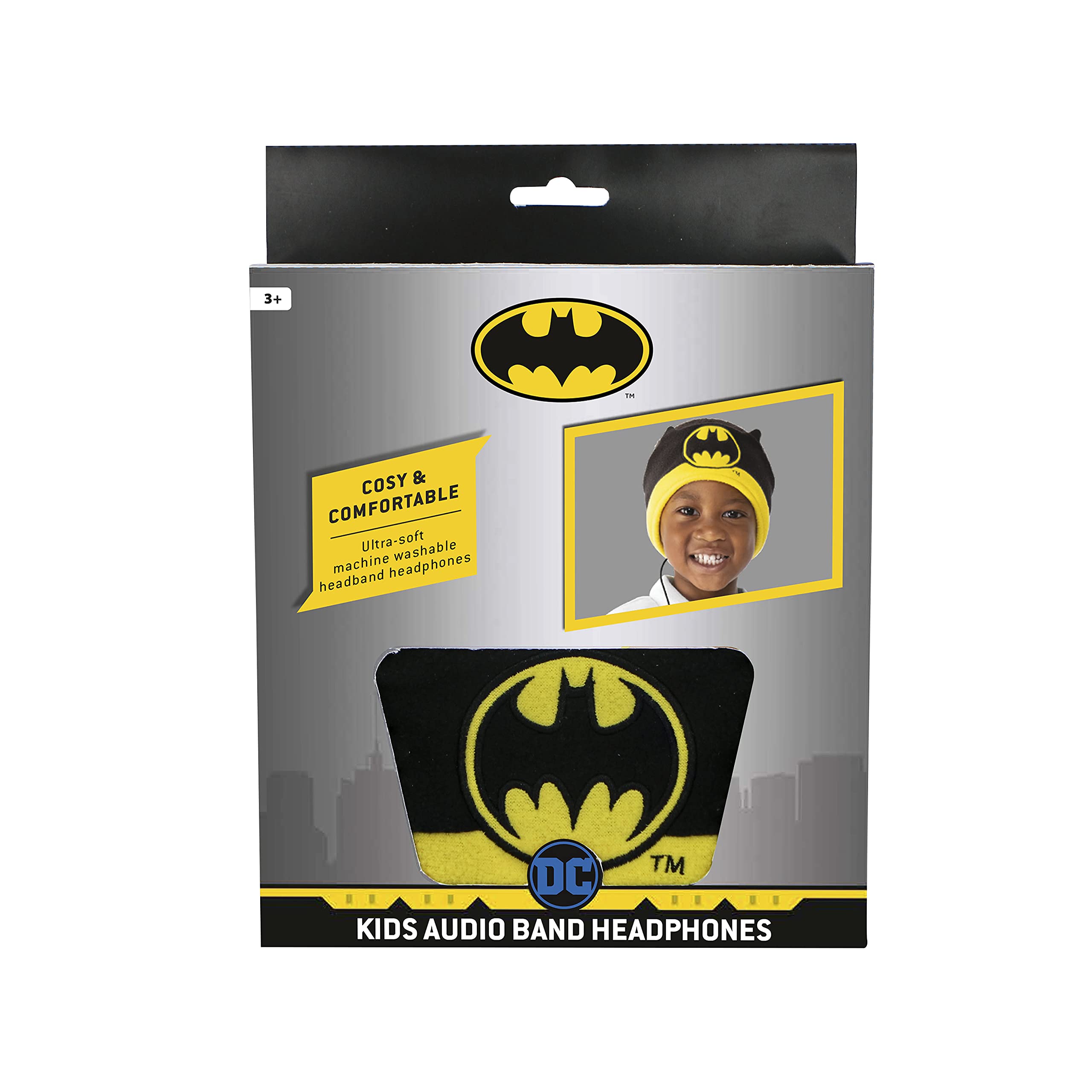 Otl Technologies Kinder-KopfhöRer - Batman-KopfhöRer Mit Kabel, FüR Kinder Ab 3 Jahren, Schwarz