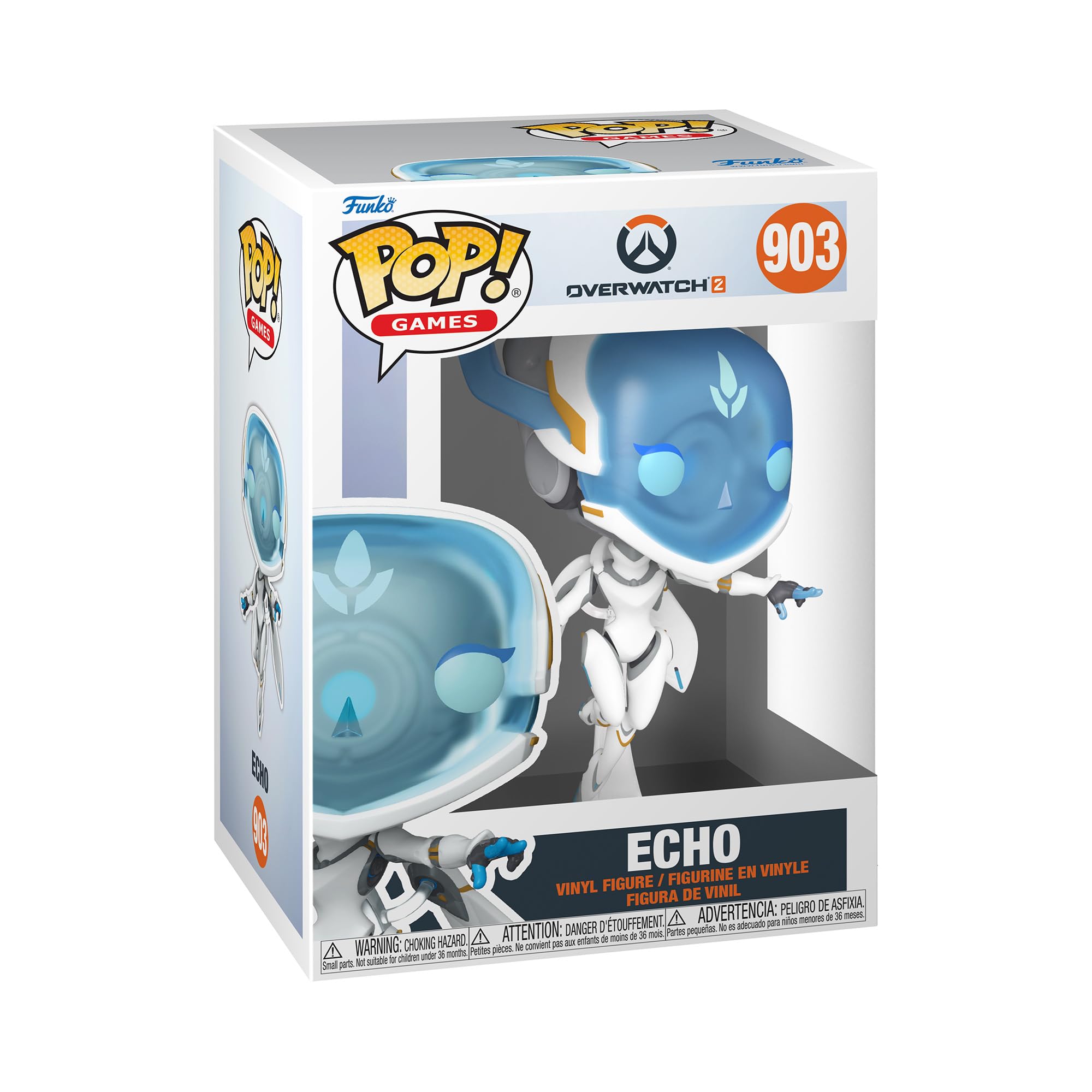 Funko Pop! Games: Overwatch 2- Echo - Figura De Vinilo Coleccionable - Idea De Regalo- Mercancia Oficial - Juguetes Para NiñOs Y Adultos - Video Games Fans - MuñEco Para Coleccionistas Y ExposicióN