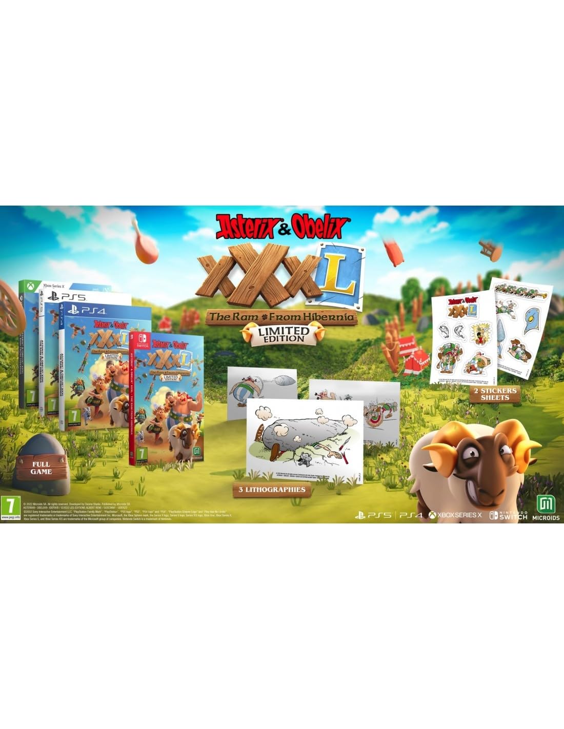 Asterix & Obelix Xxxl : The Ram From Hibernia PS4 - [PAL ESP] - Nuevo