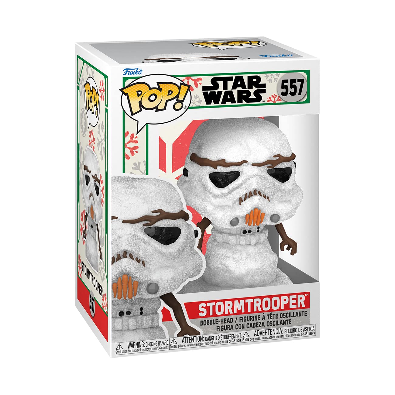 Funko Pop! Star Wars: Holiday - Stormtrooper - MuñEco De Nieve - Soldado De Asalto - Figura De Vinilo Coleccionable - Idea De Regalo- Mercancia Oficial - Juguetes Para NiñOs Y Adultos