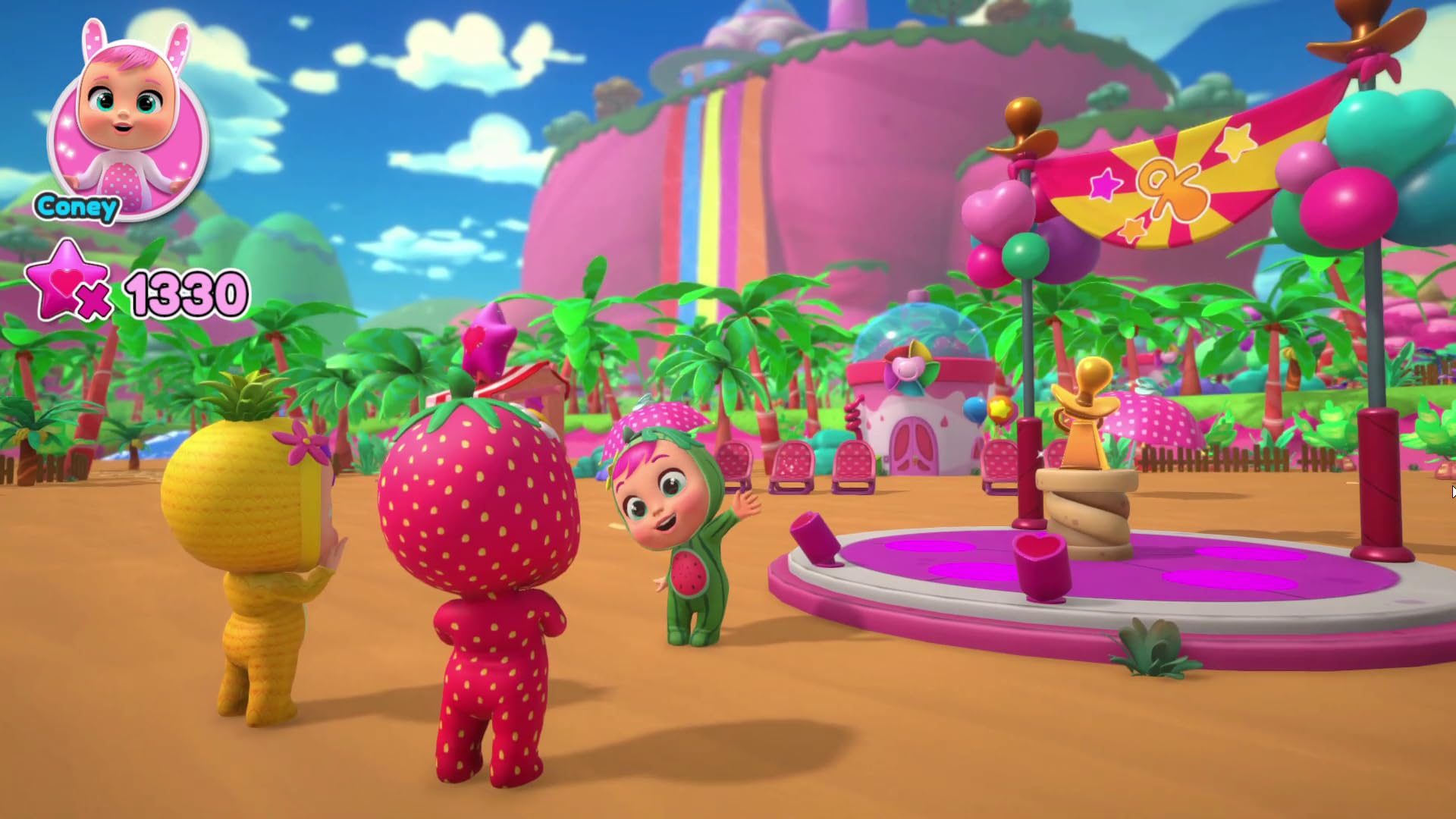 Tesura Games Bebés Llorones Lágrimas Mágicas: El Gran Juego - Aventura Infantil con Pegatinas Gratis y Torneos en Mundos Fantásticos