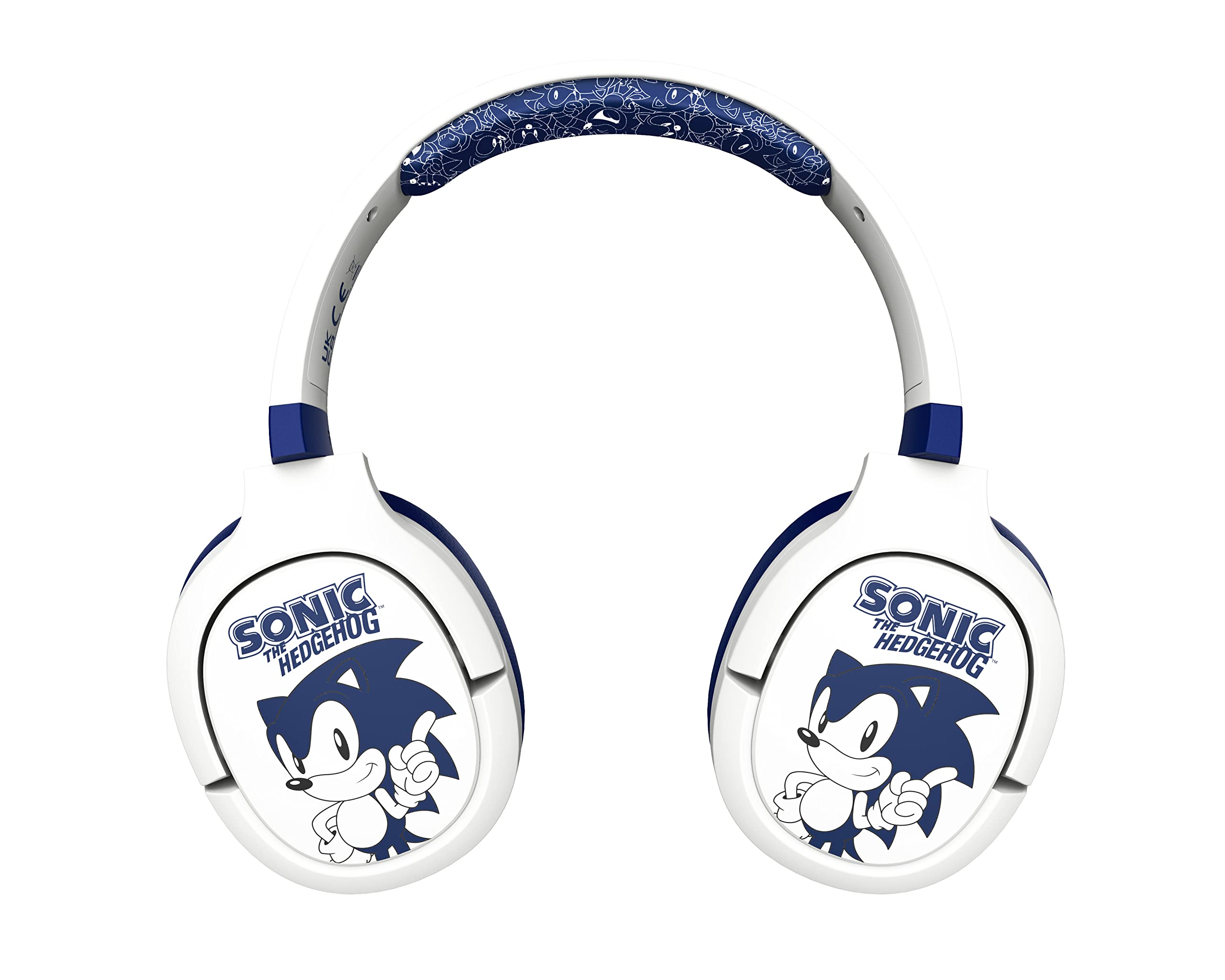 OTL Technologies Sega Classic Sonic The Hedgehog Pro G1 Casque de jeu - Blanc