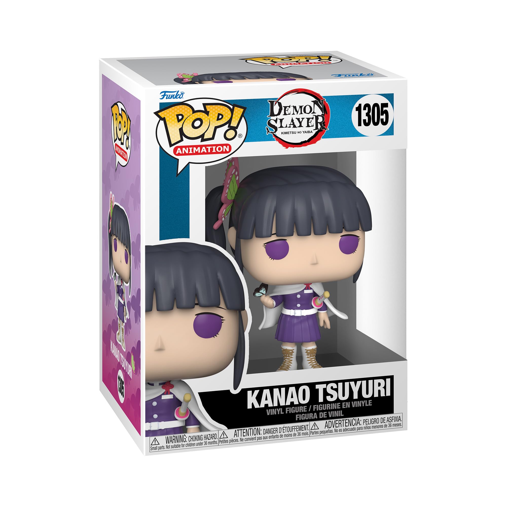 Funko Pop! Animation: Demon Slayer - Kanao Tsuyuri - Guardianes De La Noche - Figura De Vinilo Coleccionable - Idea De Regalo - Mercancia Oficial - Juguetes Para NiñOs Y Adultos - Anime Fans