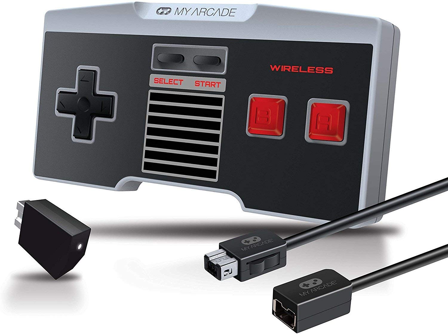 Retro Gaming - Kit Combo : Manette sans fil pour Nes Classic + Câble 3M