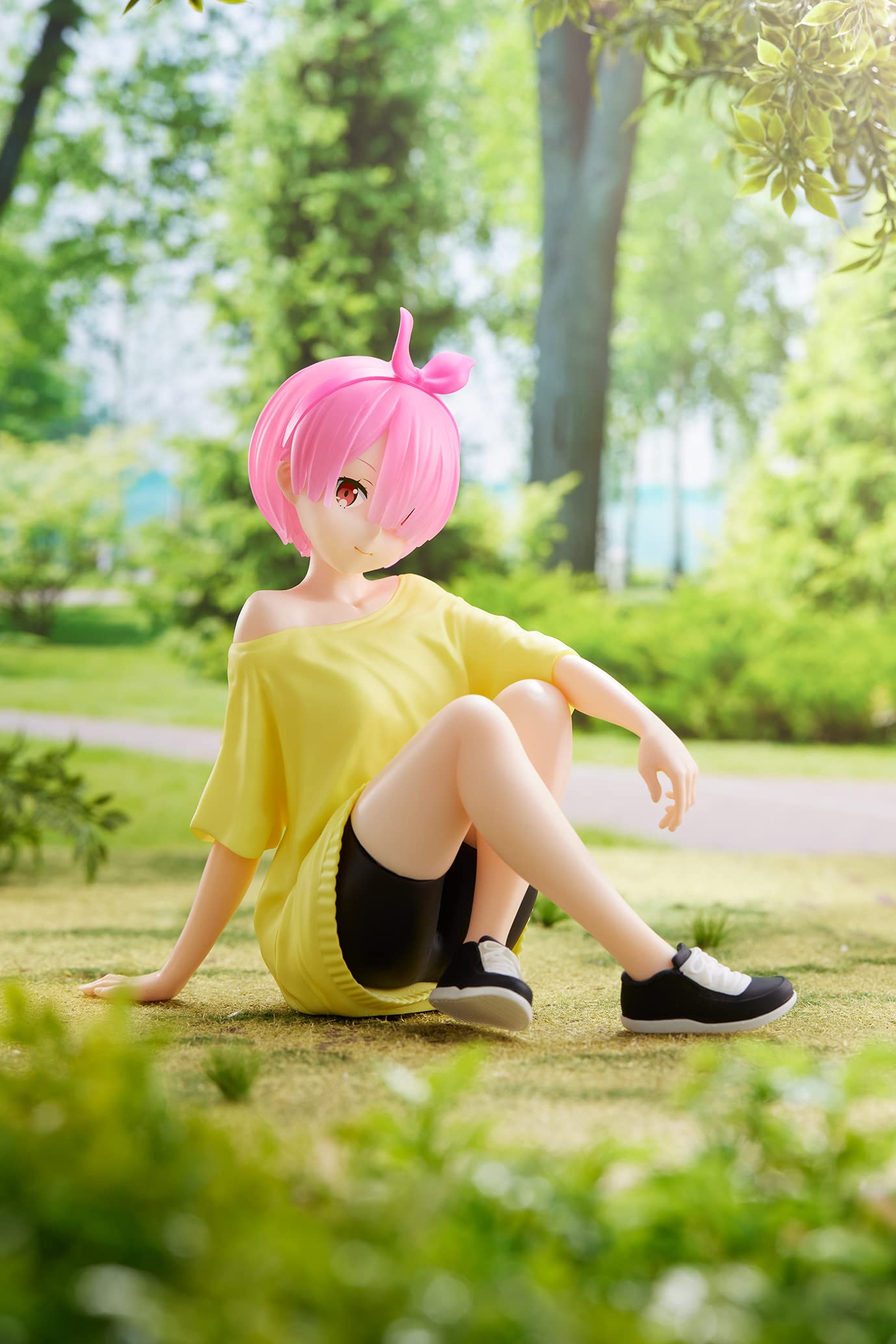 Banpresto Bp18590 Figura De AccióN Ram Training Style Re: Zero -Starting Life In Another World - Relax Time 14 Cm, Multicolor