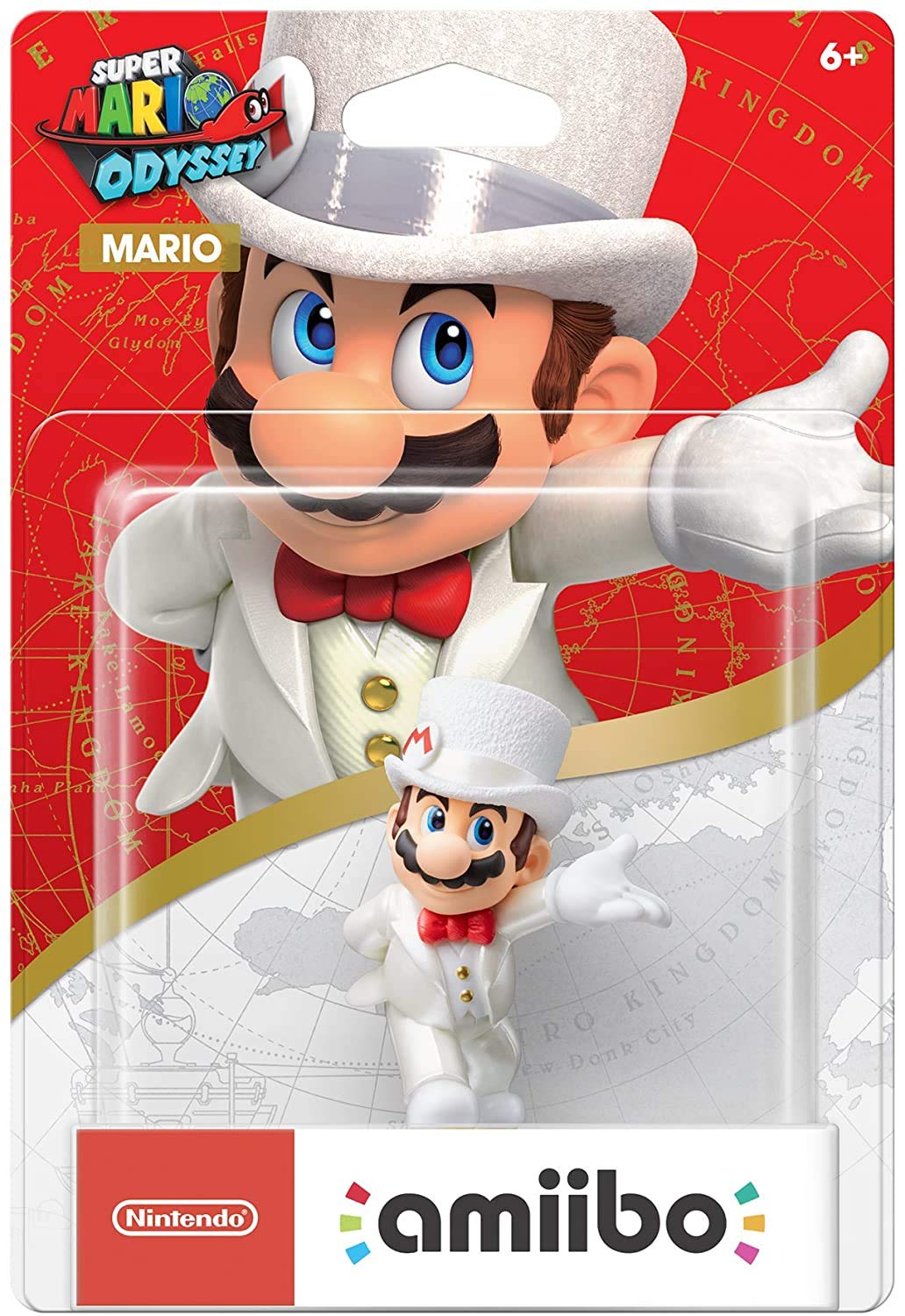 Nintendo - Collection Super Mario, Figurine Amiibo Mario Odyssée