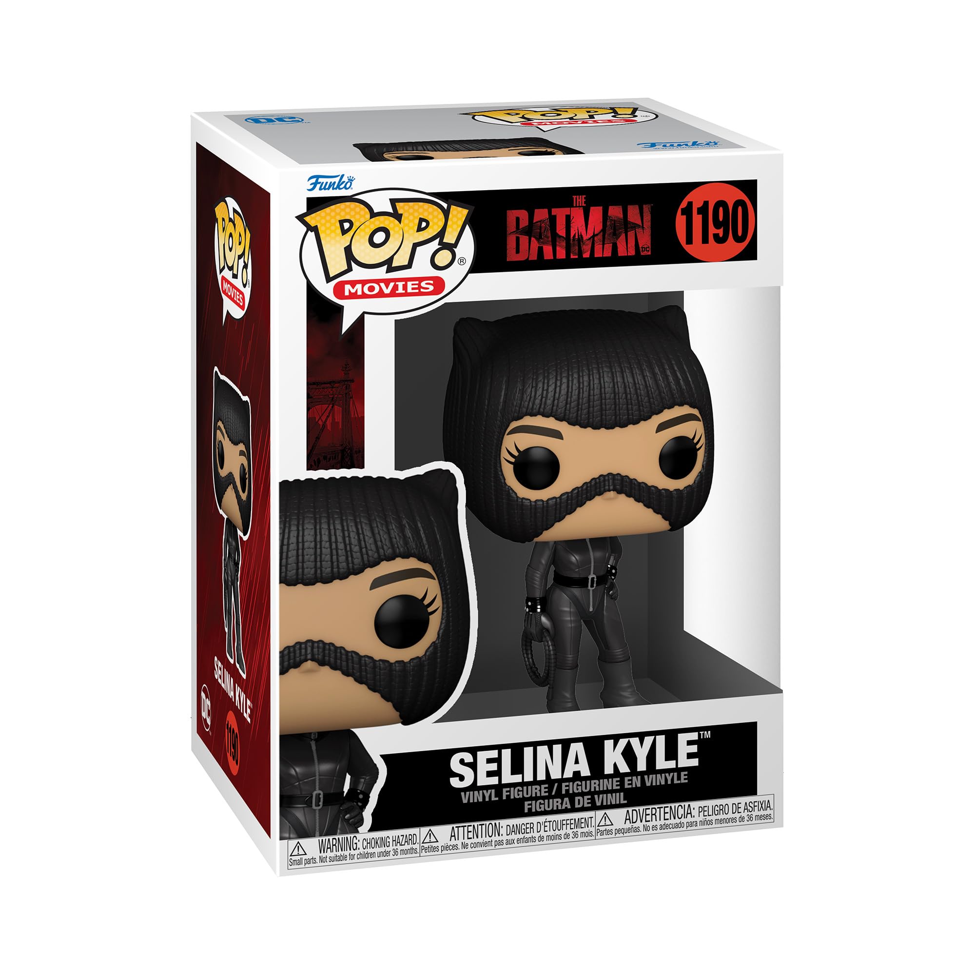 Funko Pop! Movies: Dc The Batman - Catwoman - Selina Kyle - 1/6 De Probabilidades De Obtener La Rara Variante Chase - Figura De Vinilo Coleccionable - Idea De Regalo- Mercancia Oficial