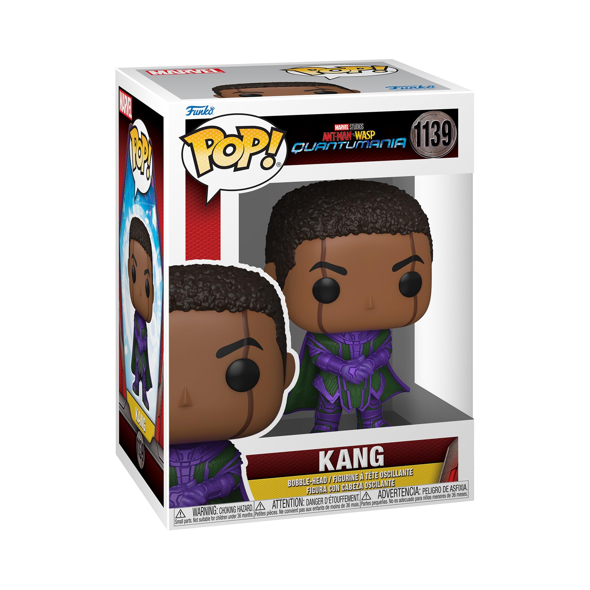 Funko Pop! Vinyl Marvel: Ant-Man Quantumania - Kang - Figura De Vinilo Coleccionable - Idea De Regalo- Mercancia Oficial - Juguetes Para NiñOs Y Adultos - Movies Fans - MuñEco Para Coleccionistas