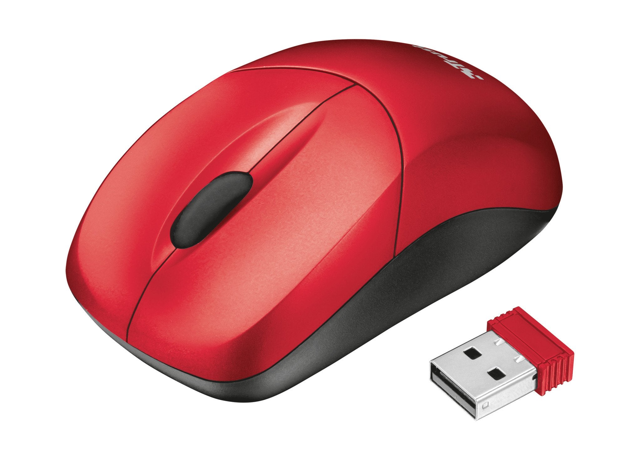 Trust Inu - Petite souris sans fil, rouge