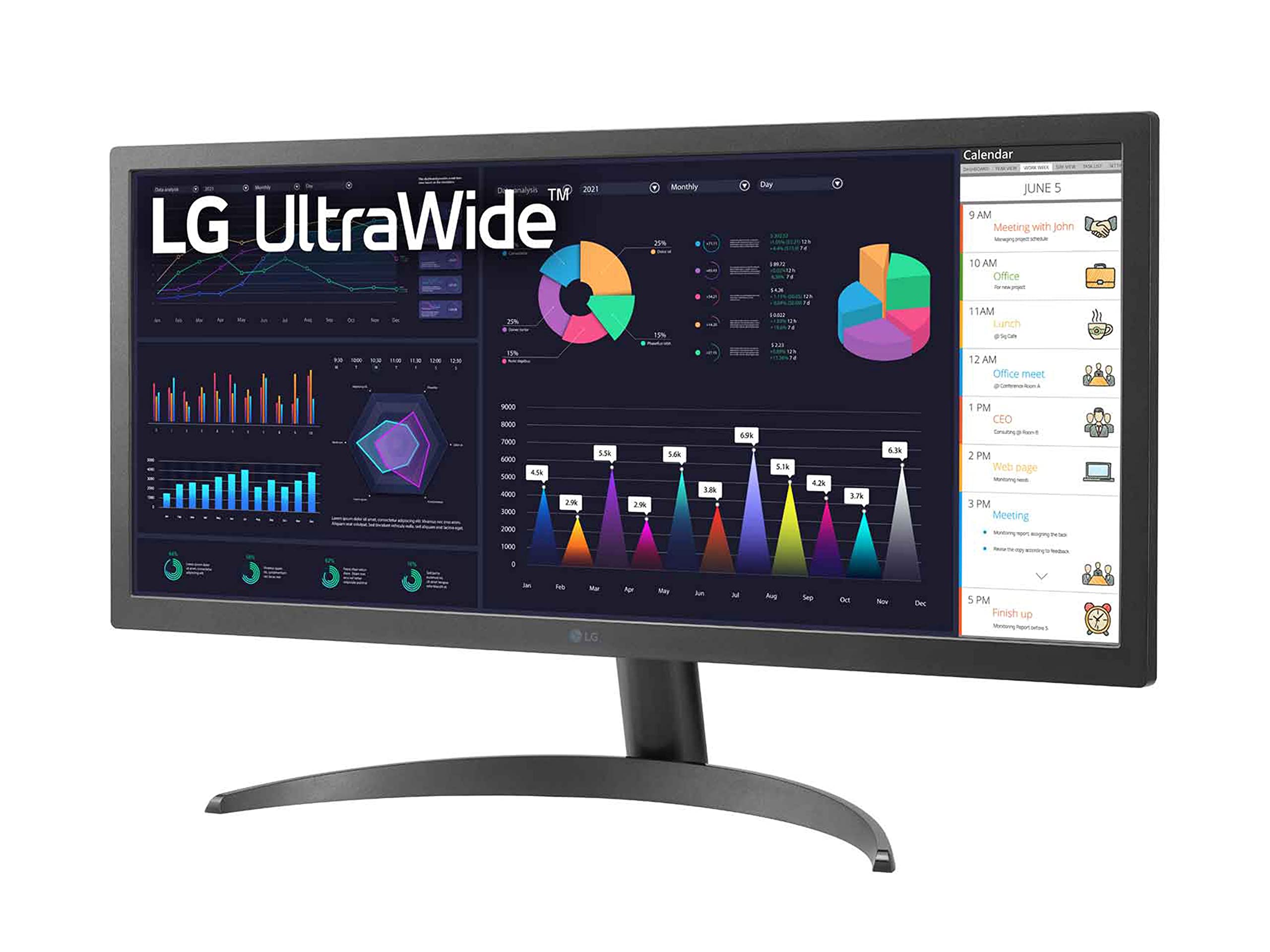 Monitor Profesional Ultrapanorámico LG UltraWide 26WQ500-B 25.7'/ WFHD/ Negro