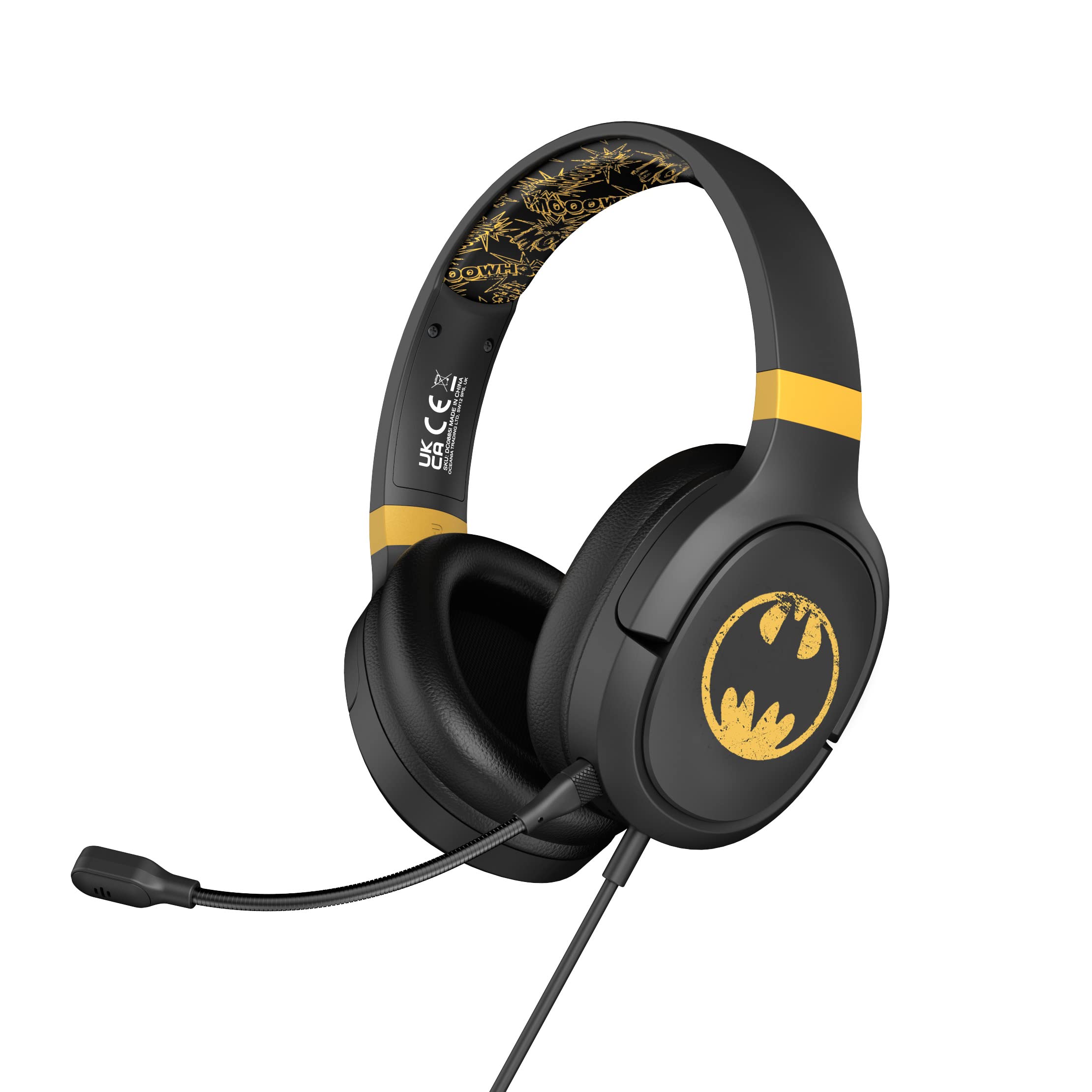 Otl Technologies Dc Comics Batman Pro G1 - Auriculares Para Juegos, Color Negro