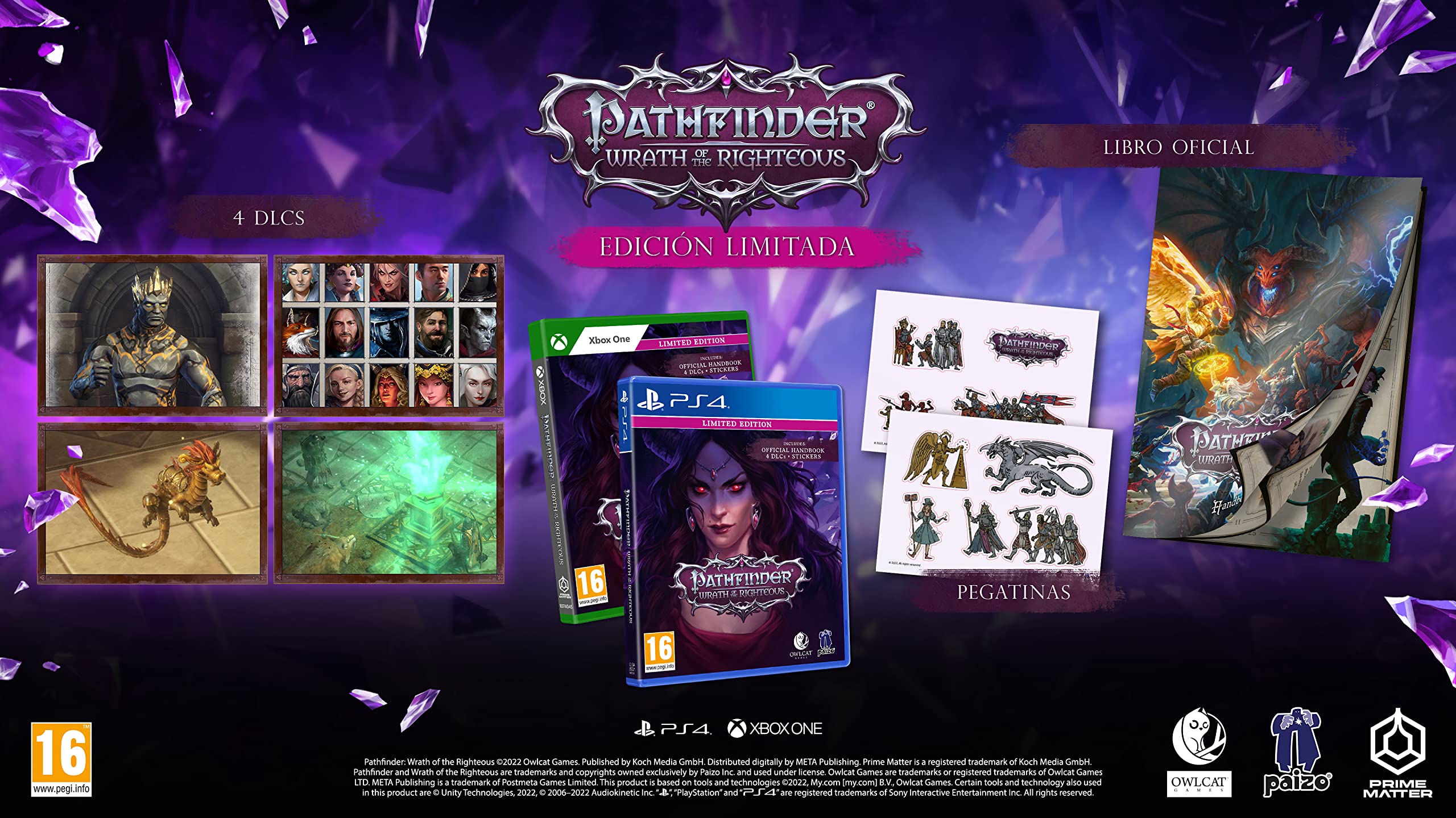 Pathfinder: Wrath Of The Righteous Limited Edition XBOX - ONE [PAL ESP] - Nuevo