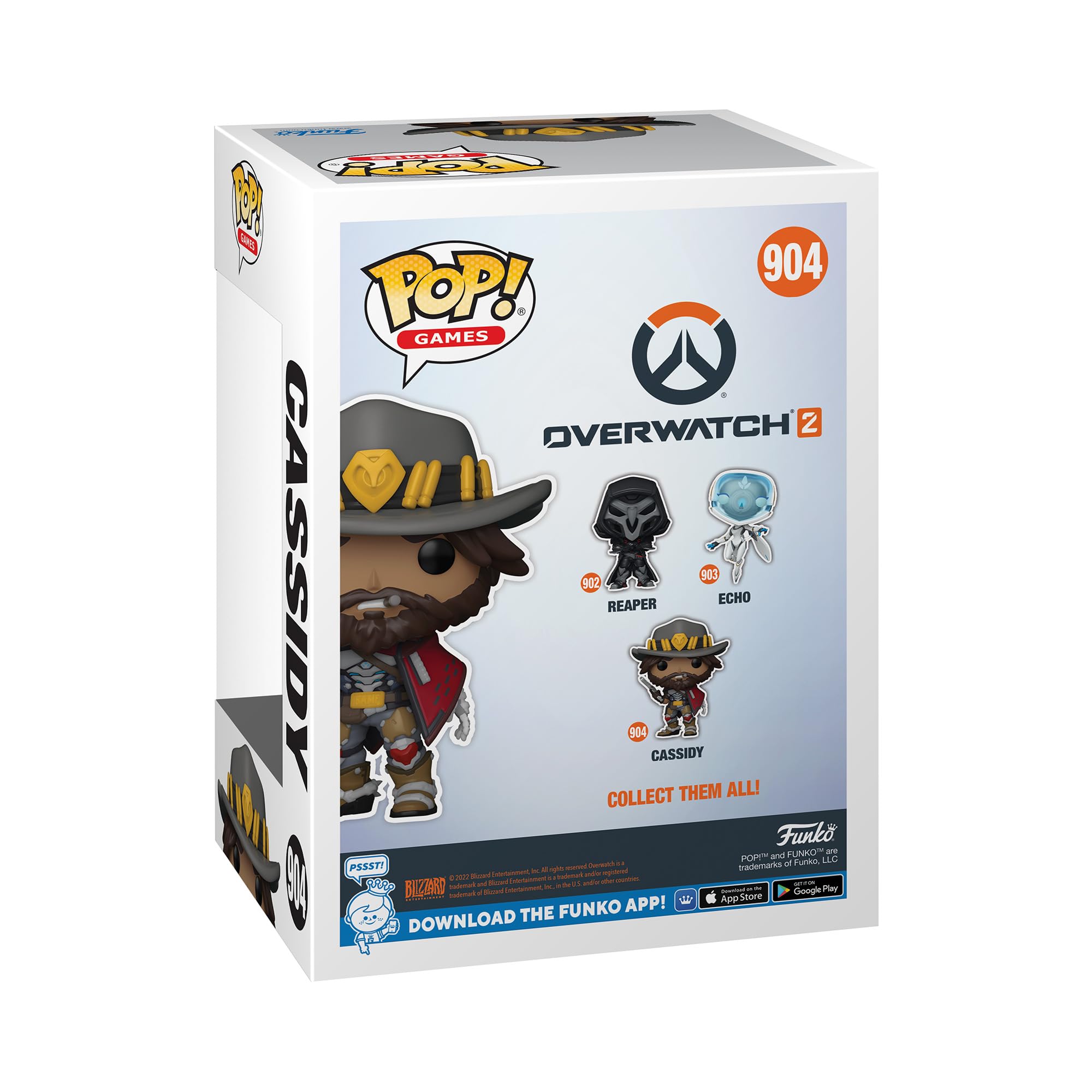 Funko Pop! Games: Overwatch 2- Cassidy - Mccree - Figura De Vinilo Coleccionable - Idea De Regalo- Mercancia Oficial - Juguetes Para NiñOs Y Adultos - Video Games Fans - MuñEco Para Coleccionistas