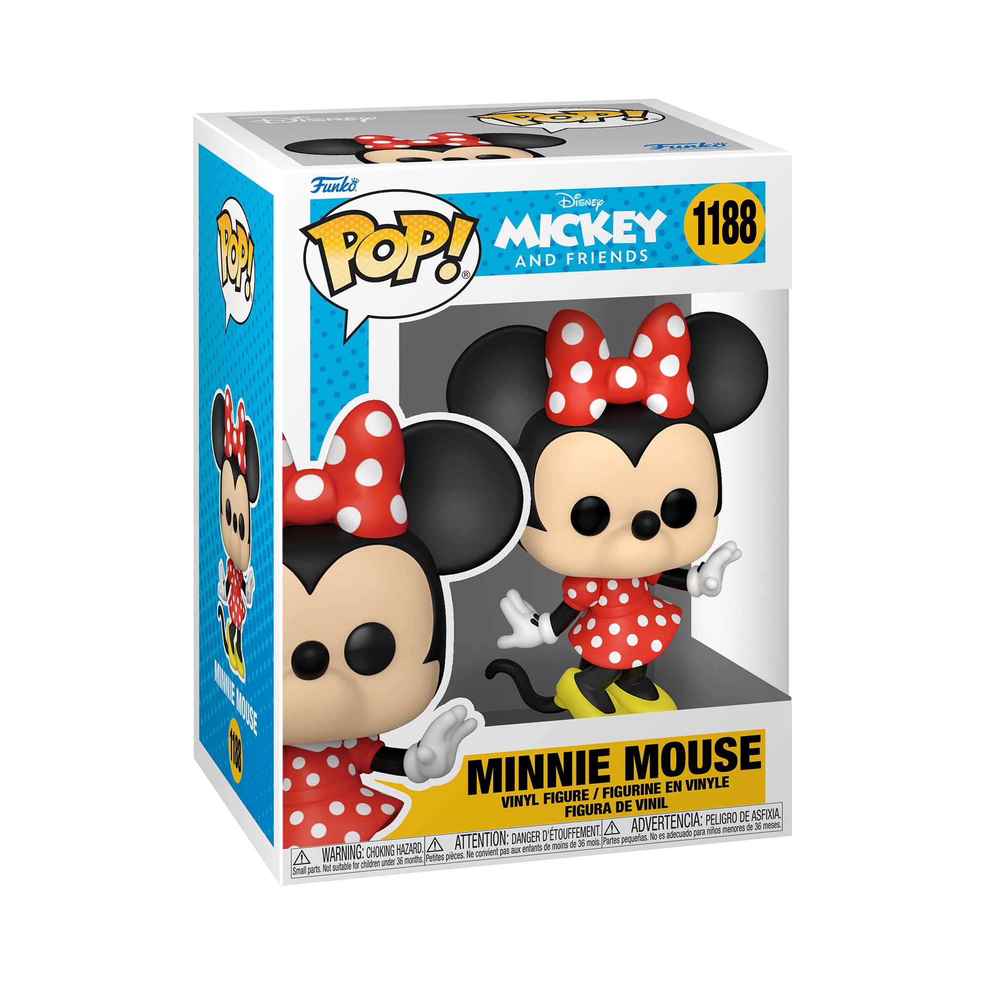 Funko Pop! Disney: Classics - Minnie Mouse - Figuras Miniaturas Coleccionables Para ExhibicióN - Idea De Regalo - MercancíA Oficial - Juguetes Para NiñOs Y Adultos - MuñEco Para Coleccionistas