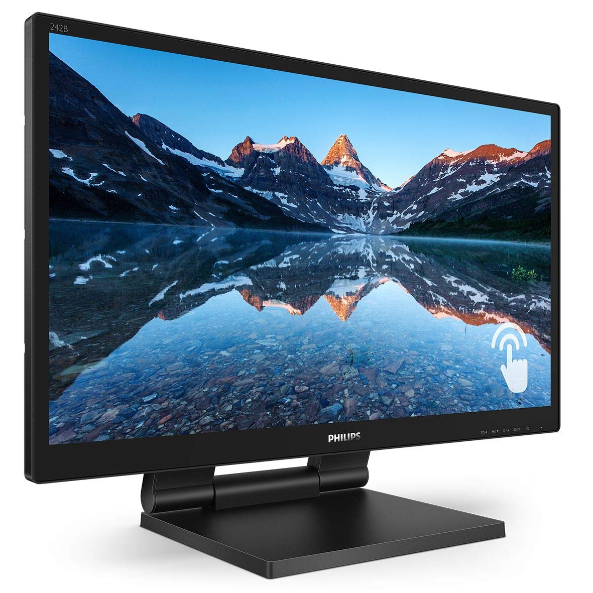 Monitor Profesional Táctil Philips 242B9T 23.8'/ Full HD/ Multimedia/ Negro