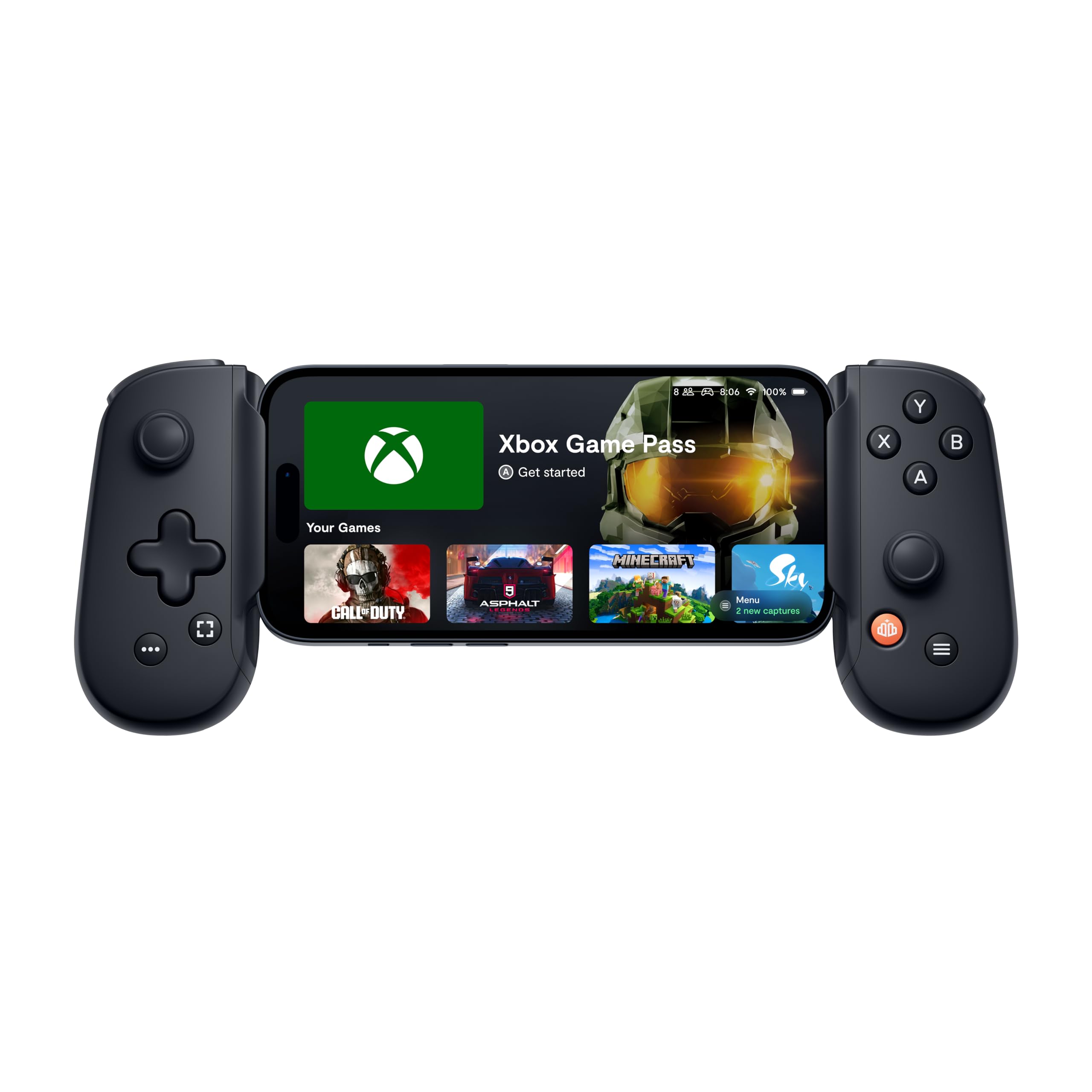BACKBONE One Controlador de Juego para iPhone Lightning - Convierte tu iPhone en Consola Portátil - Compatible con Xbox, PlayStation y Más - Calidad de Consola en Movimiento