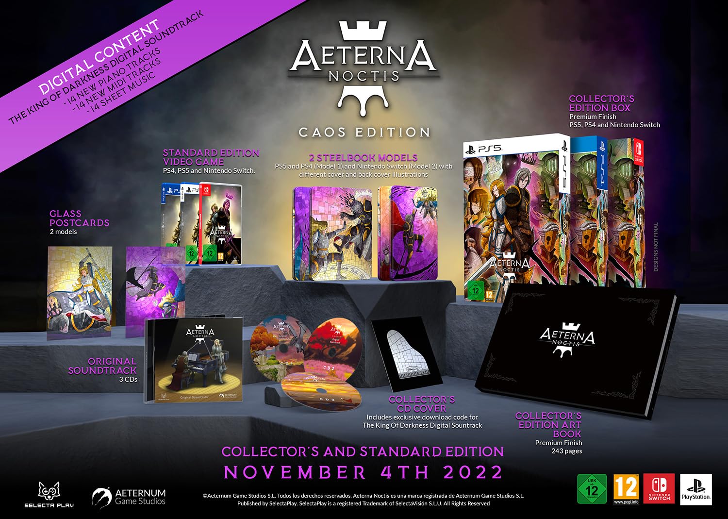 Aeterna Noctis Caos Edition PS4 - PAL ESP - Nuevo