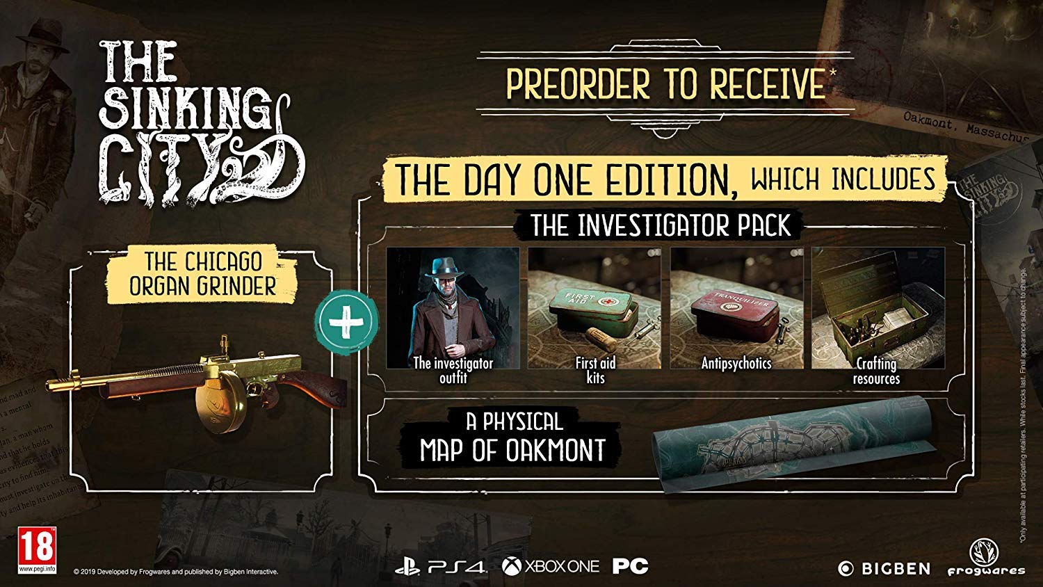 The Sinking City: Day One - Edition Pc [VersióN EspañOla]