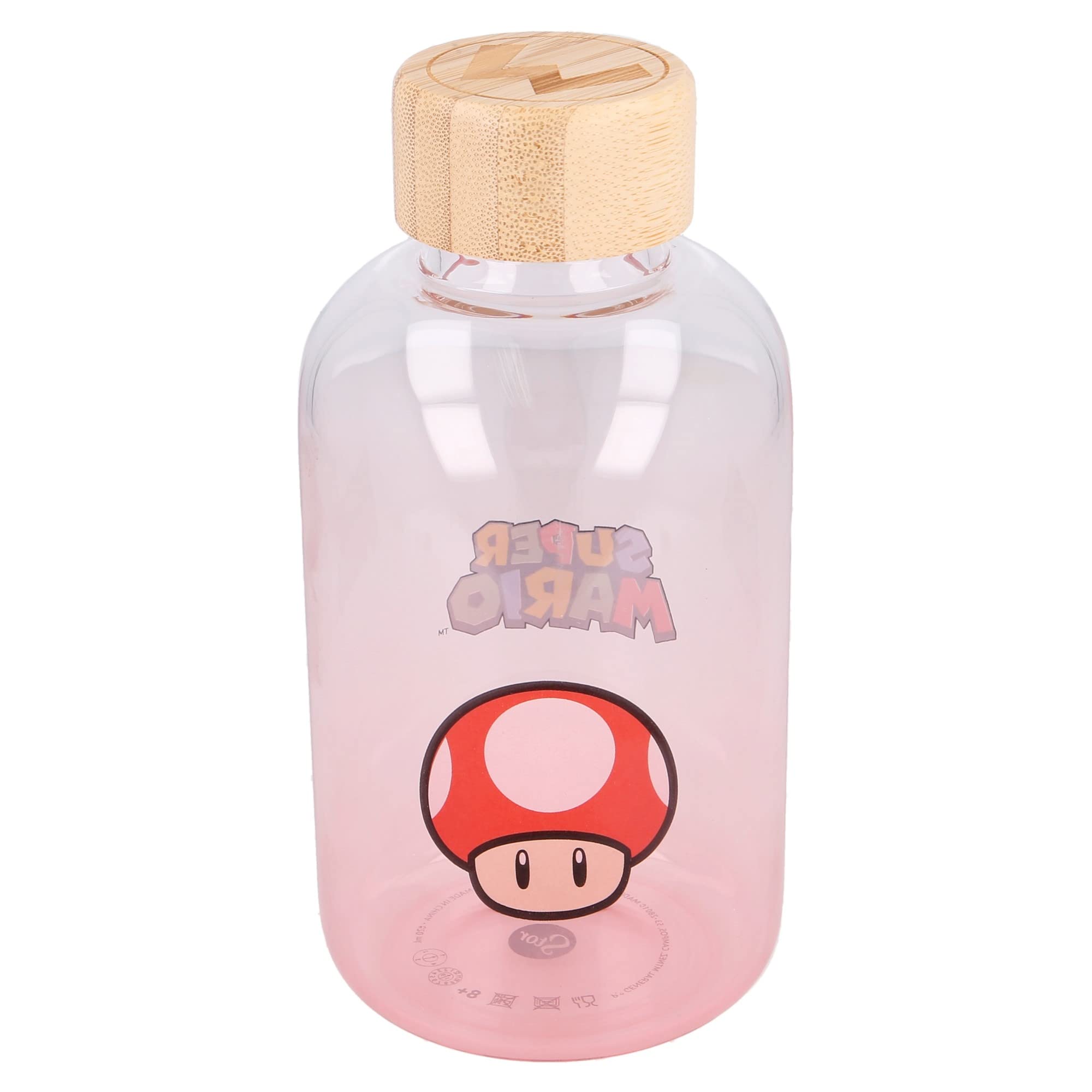 Stor8412497003846vidrio Botella, 620 Ml Capacidad, Super Mario