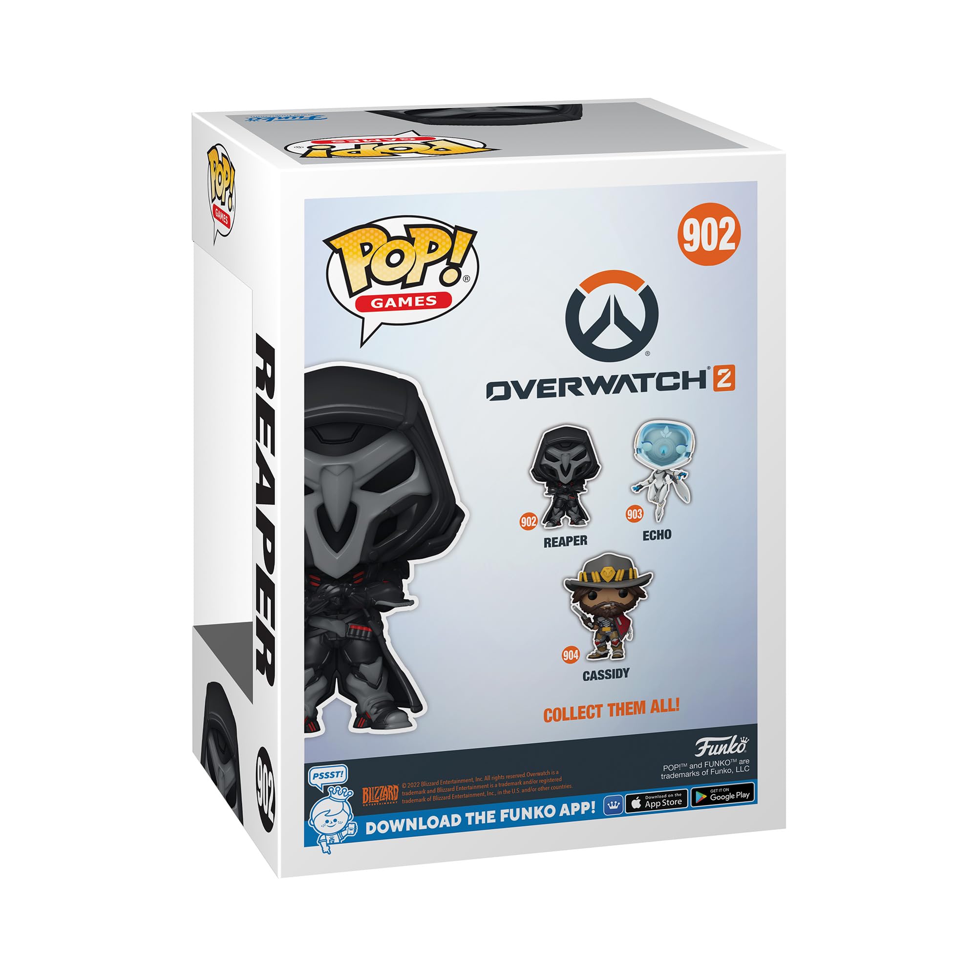 Funko Pop! Games: Overwatch 2- Reaper - Figura De Vinilo Coleccionable - Idea De Regalo- Mercancia Oficial - Juguetes Para NiñOs Y Adultos - Video Games Fans - MuñEco Para Coleccionistas Y ExposicióN