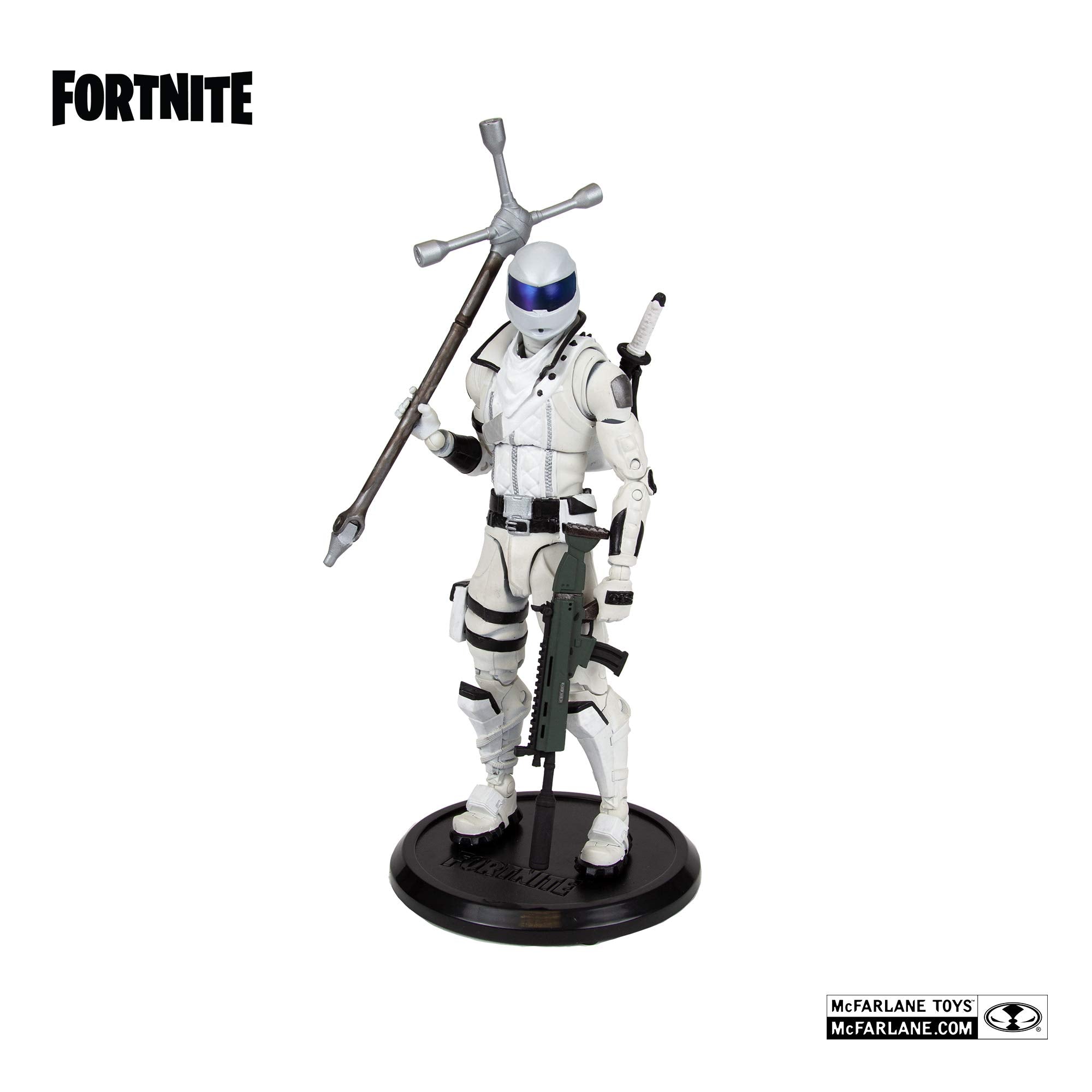 McFarlane Figura Overtaker Fortnite 18cm - Articulada con Accesorios y Base Coleccionable