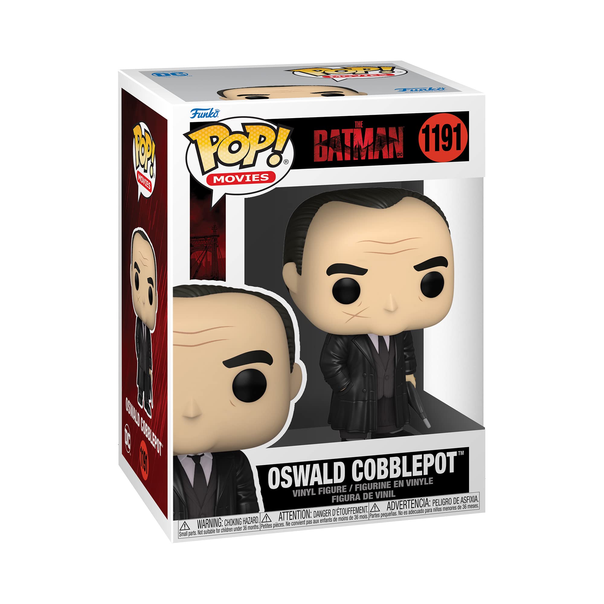 Funko Pop! Movies: Dc The Batman - The Penguin - 1/6 De Probabilidades De Obtener La Rara Variante Chase - Figura De Vinilo Coleccionable - Idea De Regalo- Mercancia Oficial - Movies Fans