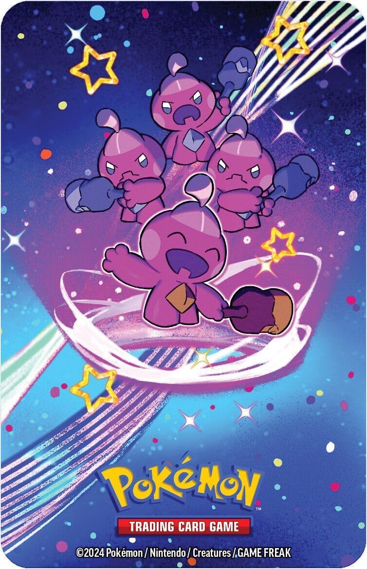 Pokemon Tcg - Scarlet & Violet - Paldean Fates Mini Tin (Maushold/Smoliv/Tinkatink/Finizen/Flamigo - 1x Random