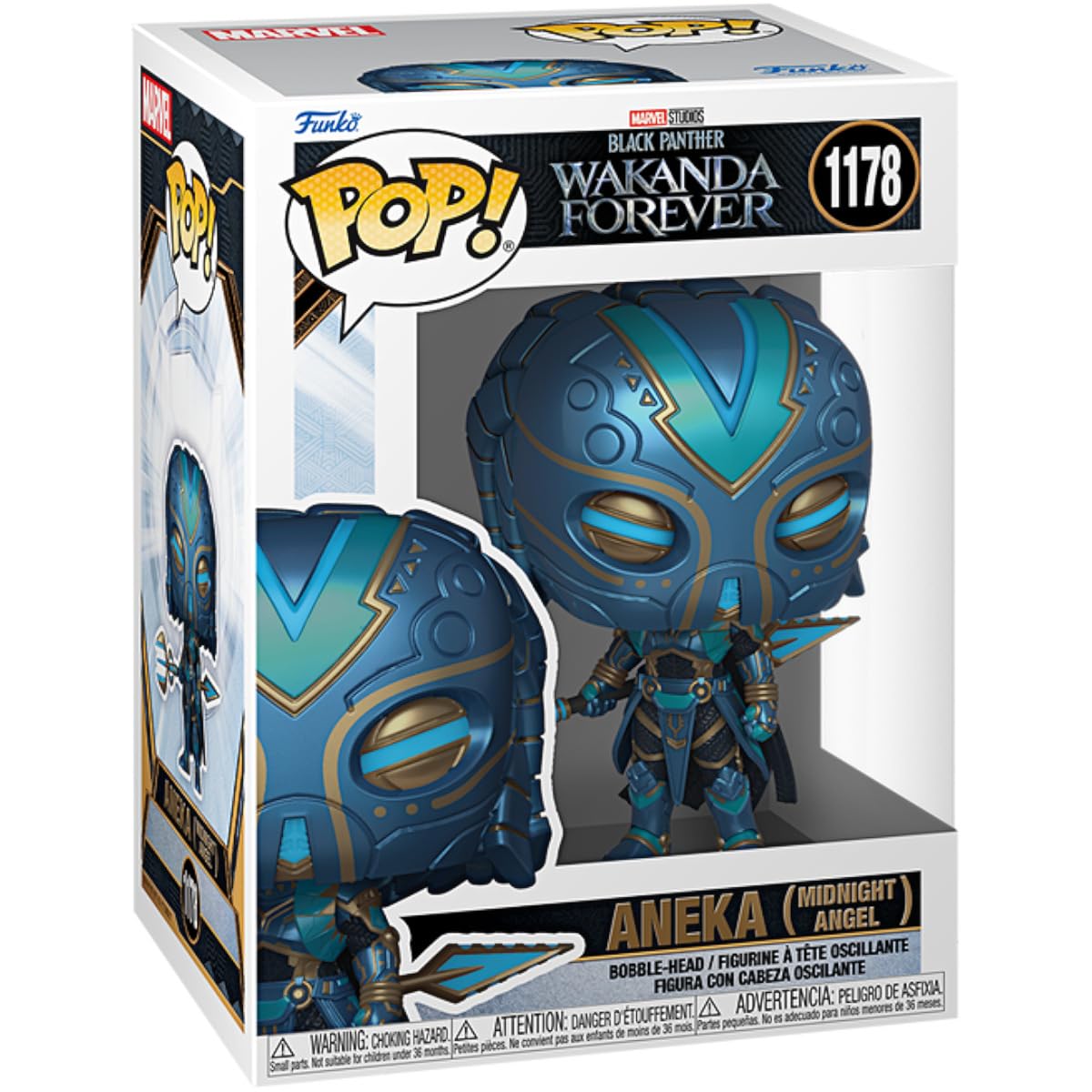 Funko Pop! Marvel: Black Panther: Wakanda Forever - Aneka - (Midnight Angel) - Figura De Vinilo Coleccionable - Idea De Regalo- Mercancia Oficial - Juguetes Para NiñOs Y Adultos - Movies Fans