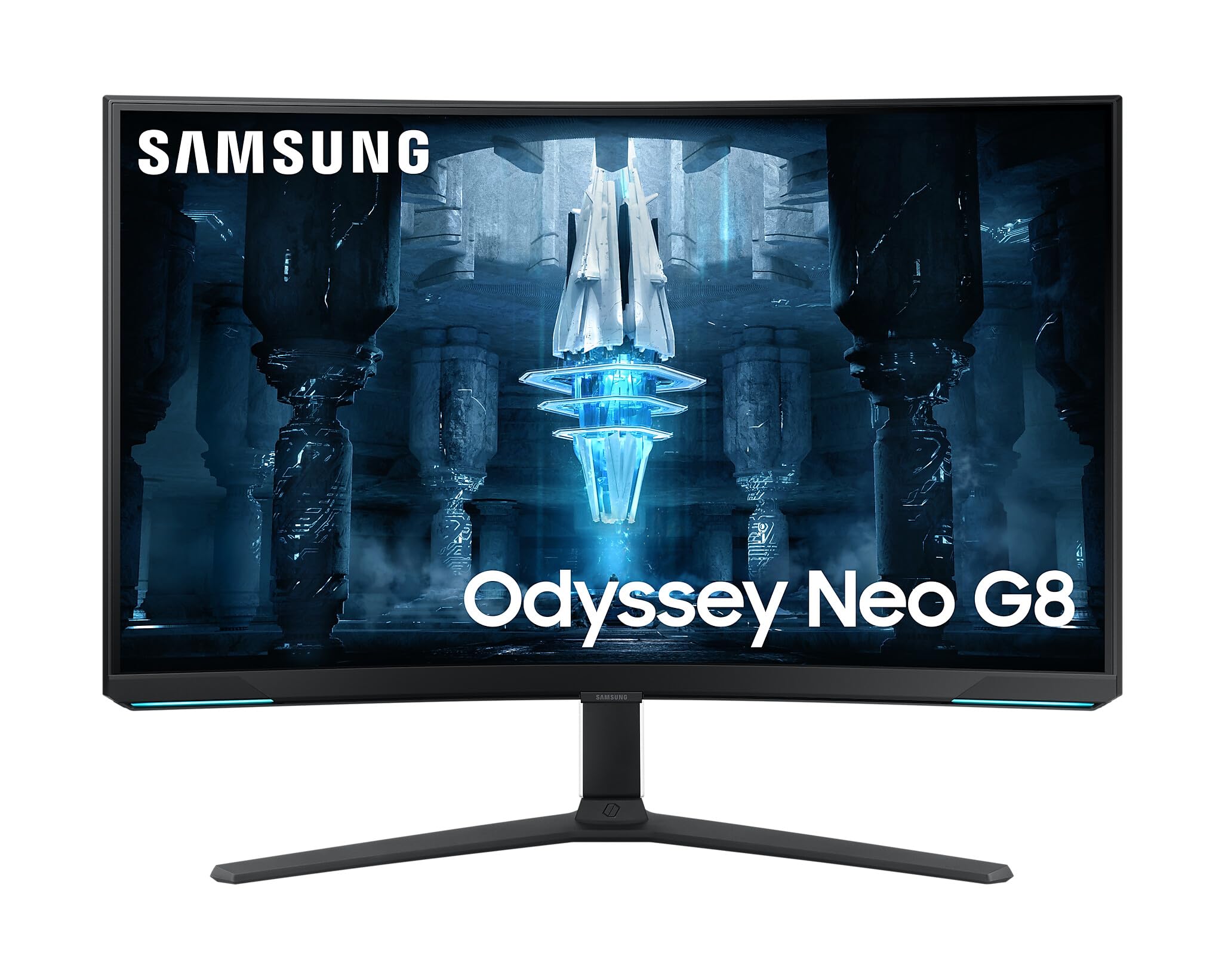 Monitor Gaming Curvo Samsung Odyssey Neo G8 S32BG850NP 32'/ 4K/ 1ms/ 240Hz/ VA/ Negro y Blanco