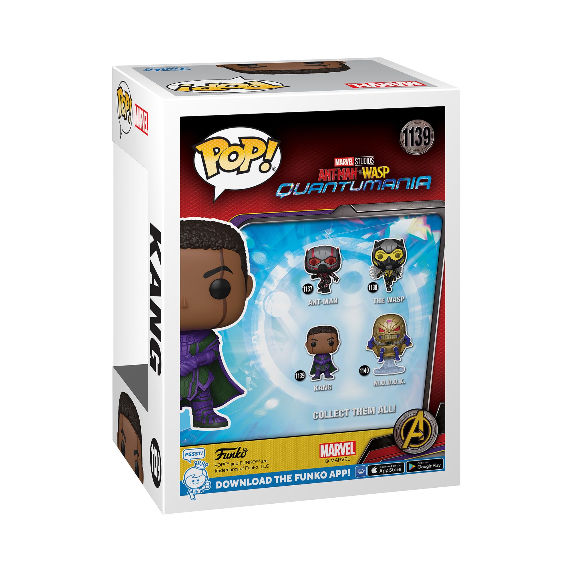 Funko Pop! Vinyl Marvel: Ant-Man Quantumania - Kang - Figura De Vinilo Coleccionable - Idea De Regalo- Mercancia Oficial - Juguetes Para NiñOs Y Adultos - Movies Fans - MuñEco Para Coleccionistas