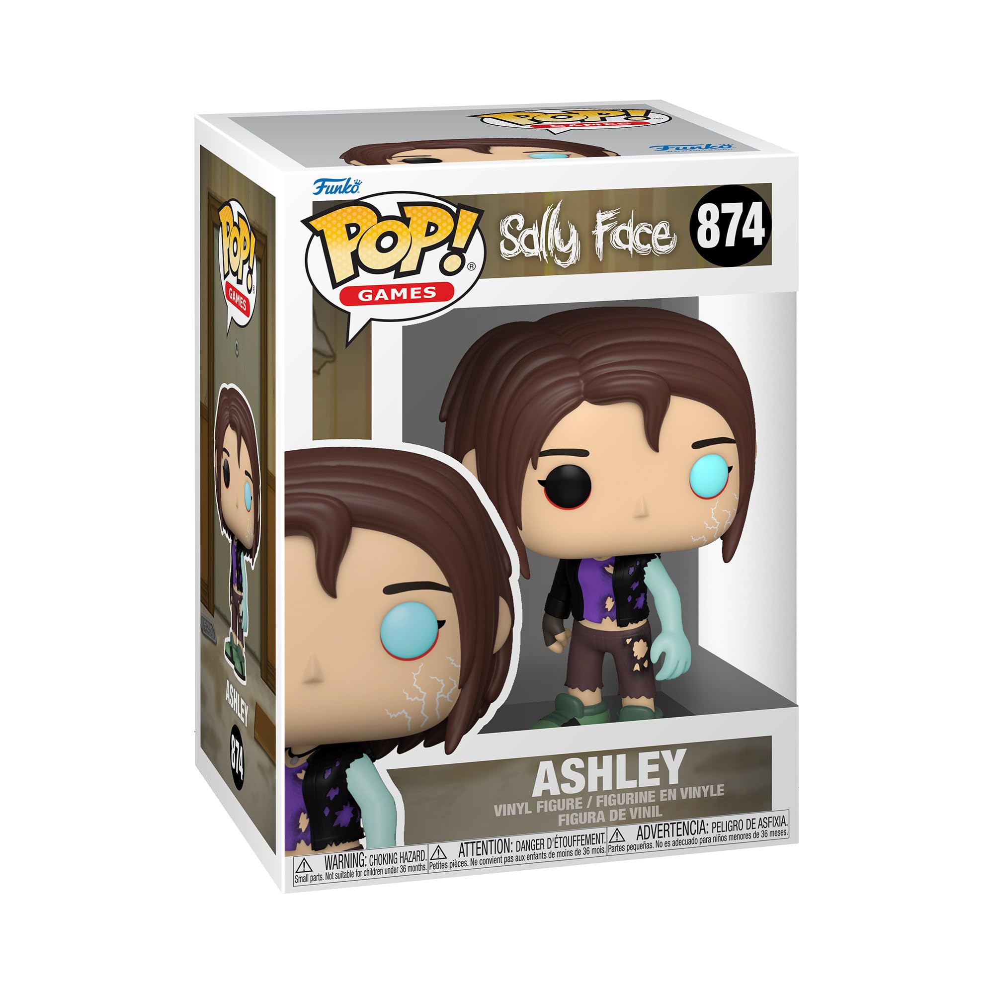 Funko Pop! Games: Sally Face - Ashley - (Empowered) - Figura De Vinilo Coleccionable - Idea De Regalo- Mercancia Oficial - Juguetes Para NiñOs Y Adultos - Video Games Fans
