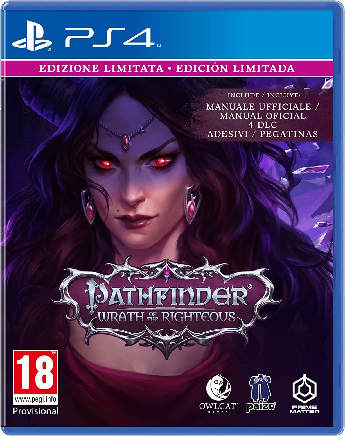 Pathfinder: Wrath Of The Righteous Limited Edition PS4 - PAL ESP - Nuevo
