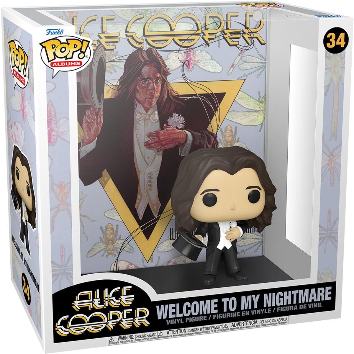 Funko Pop! Albums: Alice Cooper - Wtmn - Figura De Vinilo Coleccionable - Idea De Regalo- Mercancia Oficial - Juguetes Para NiñOs Y Adultos - MuñEco Para Coleccionistas Y ExposicióN