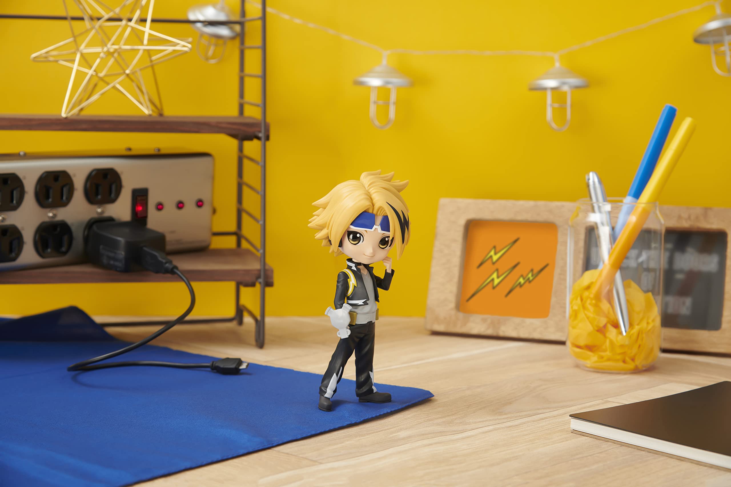 Banpresto Figura Q Posket Denki Kaminari - My Hero Academia (Ver.A) 14 Cm Bp18935 Multicolor
