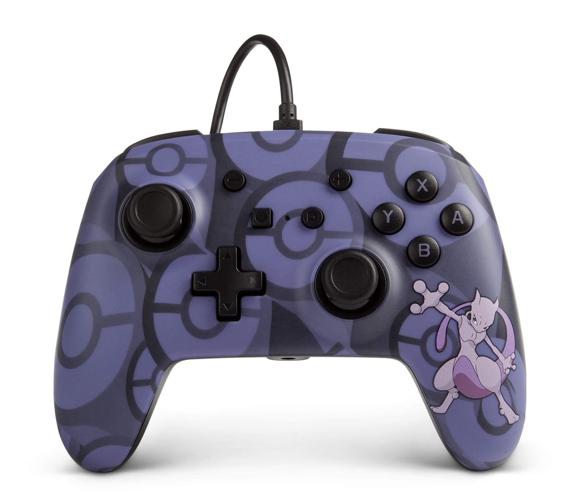 Manette filaire PowerA pour Nintendo Switch - Pokémon Mewtwo