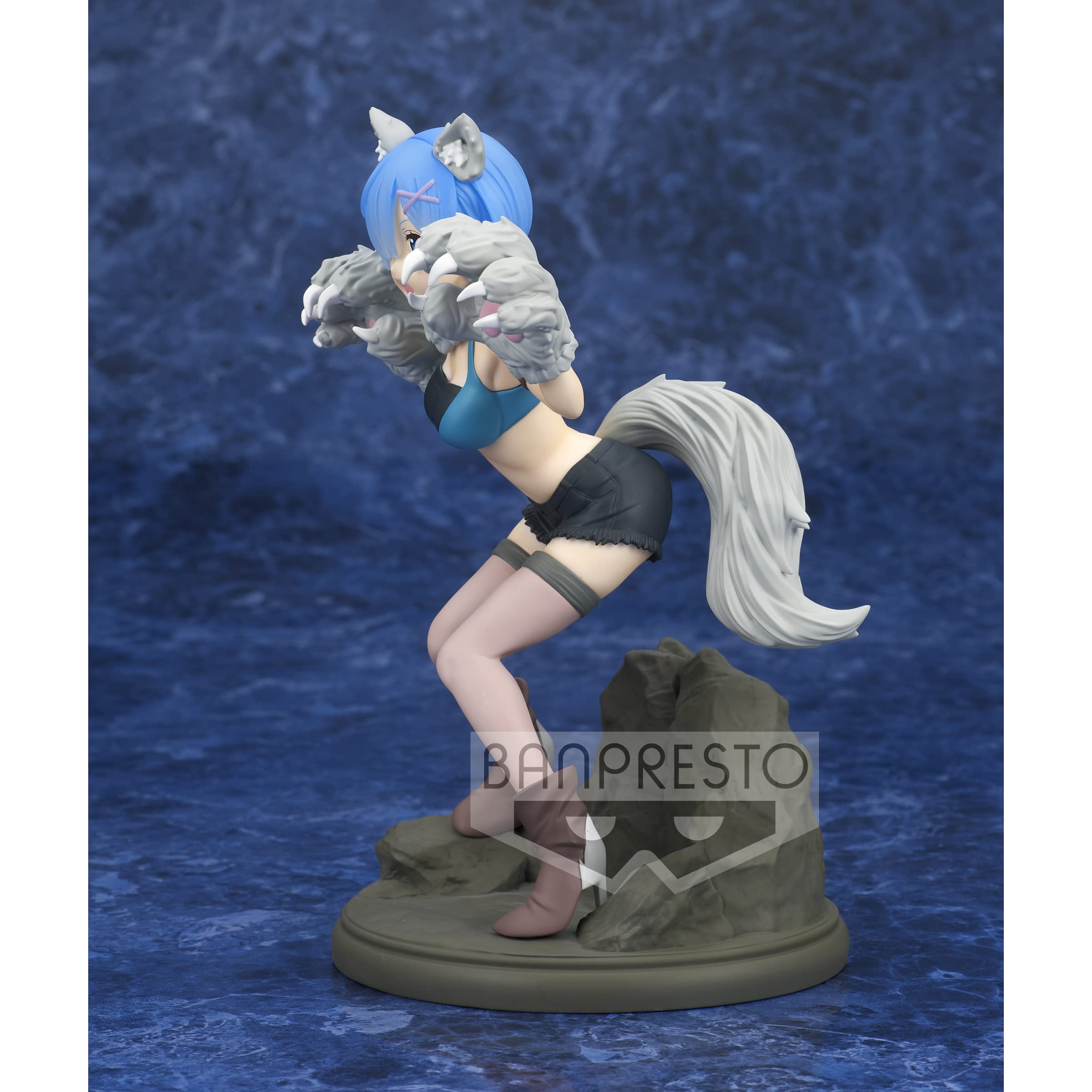 Banpresto Figura Rem Anime Re:Zero-Starting Life In Another World - Espresto Est- Monster Motions B18358