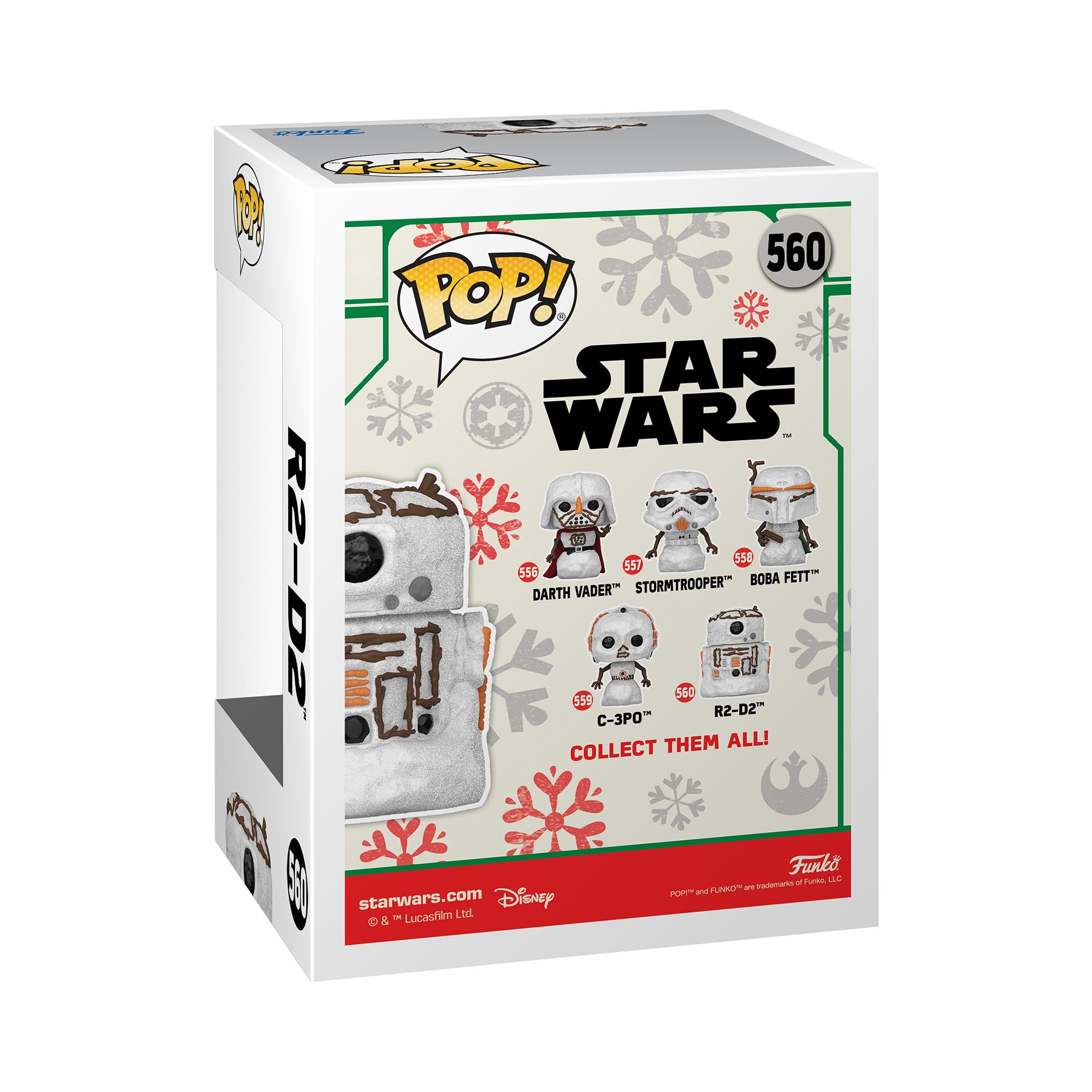 Funko Pop! Star Wars: Holiday - R2-D2 - MuñEco De Nieve - Figura De Vinilo Coleccionable - Idea De Regalo- Mercancia Oficial - Juguetes Para NiñOs Y Adultos - Movies Fans