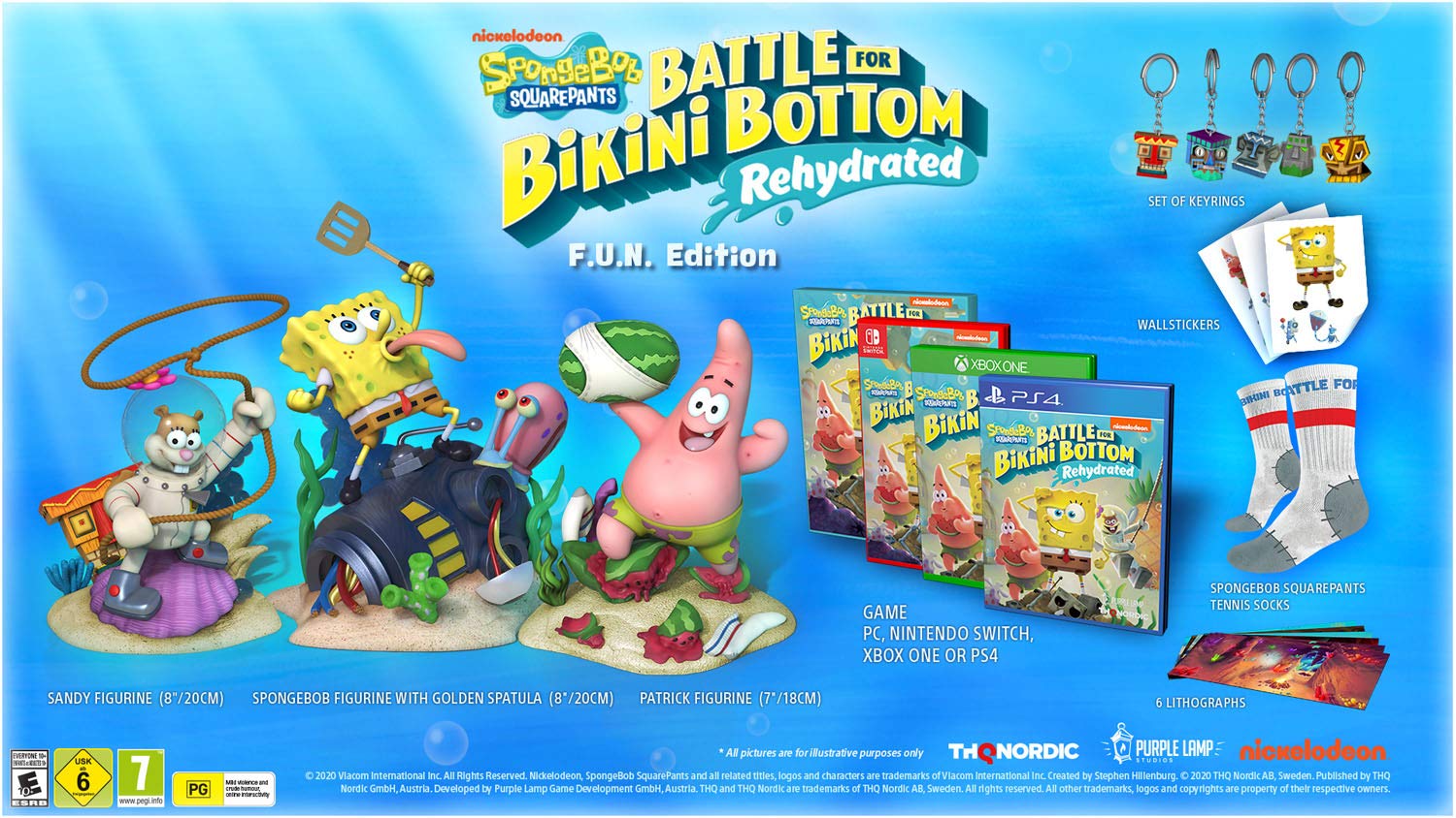 Spongebob Squarepants: Battle For Bikini Bottom Rehydrated - NINTENDO SWITCH - PAL ESP - Nuevo